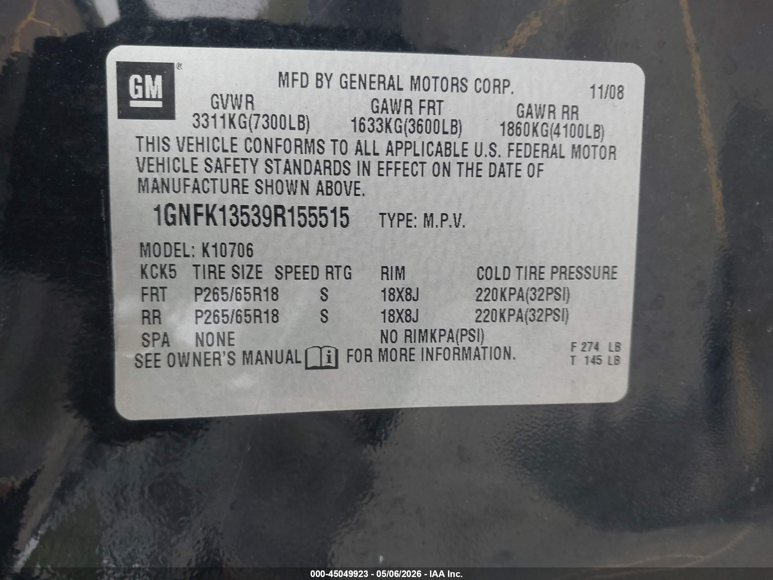 CHEVROLET TAHOE image 9