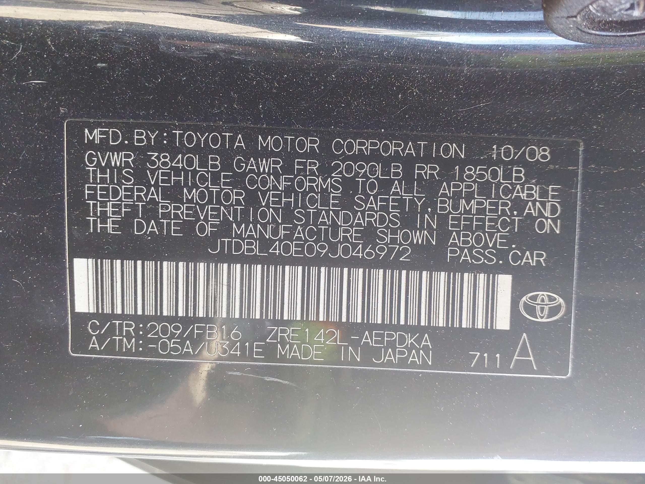 TOYOTA COROLLA image 9