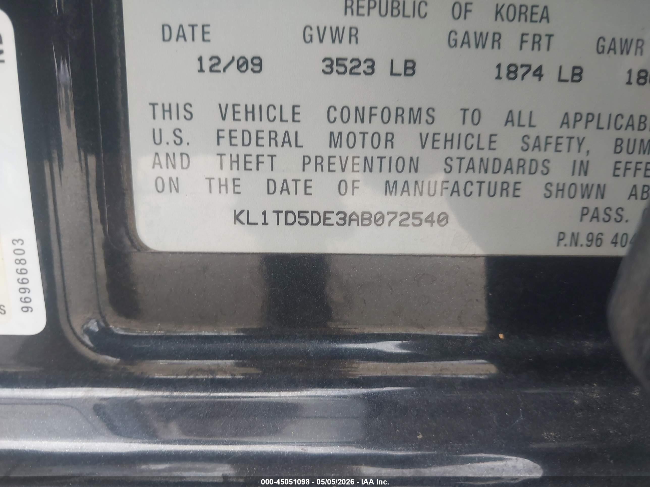 CHEVROLET AVEO image 9