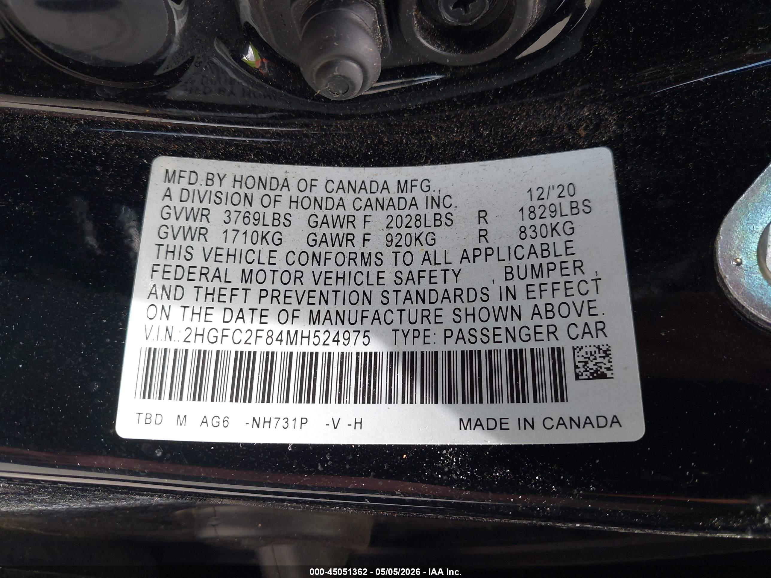 HONDA CIVIC image 9