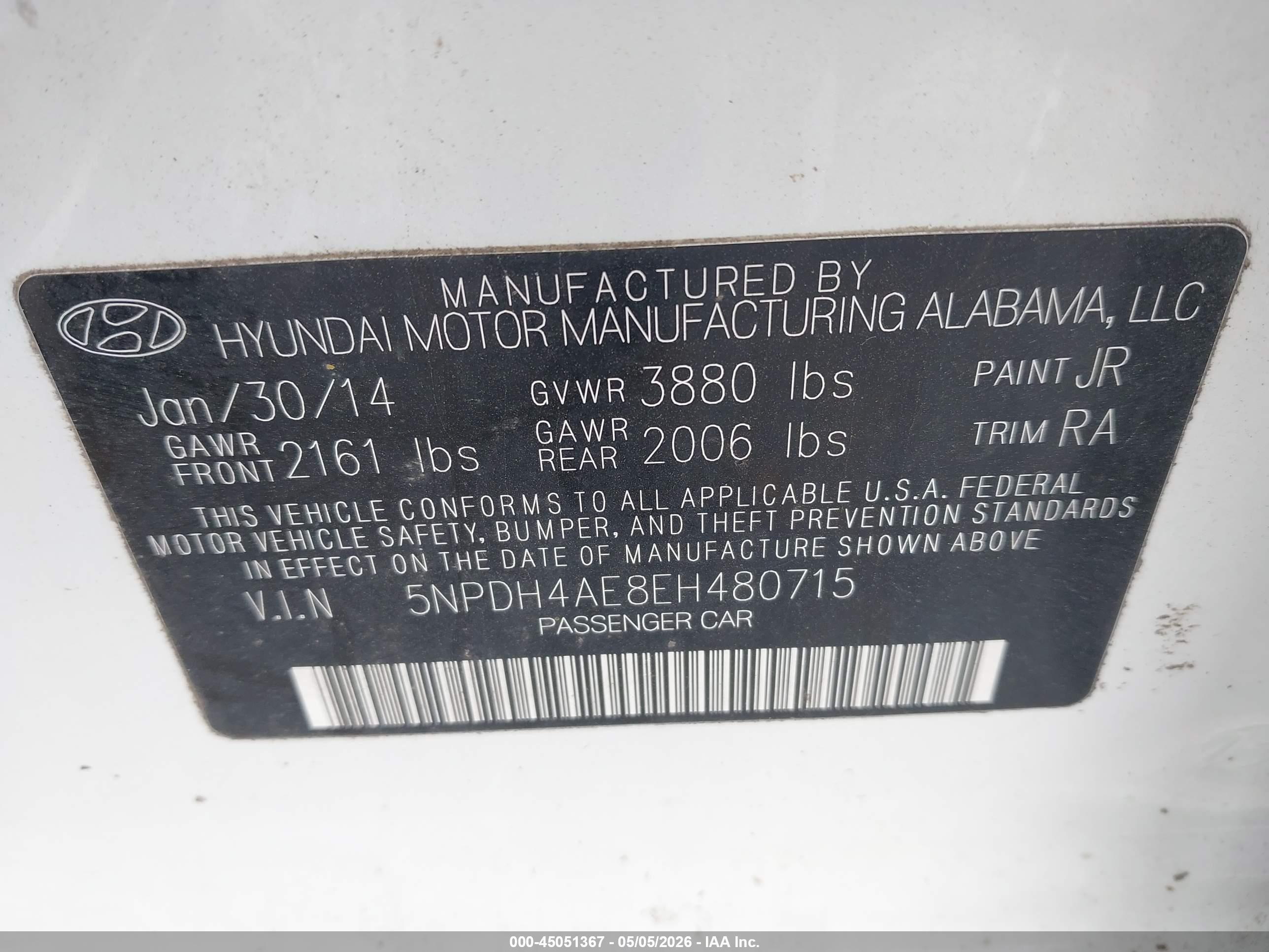 HYUNDAI ELANTRA image 9