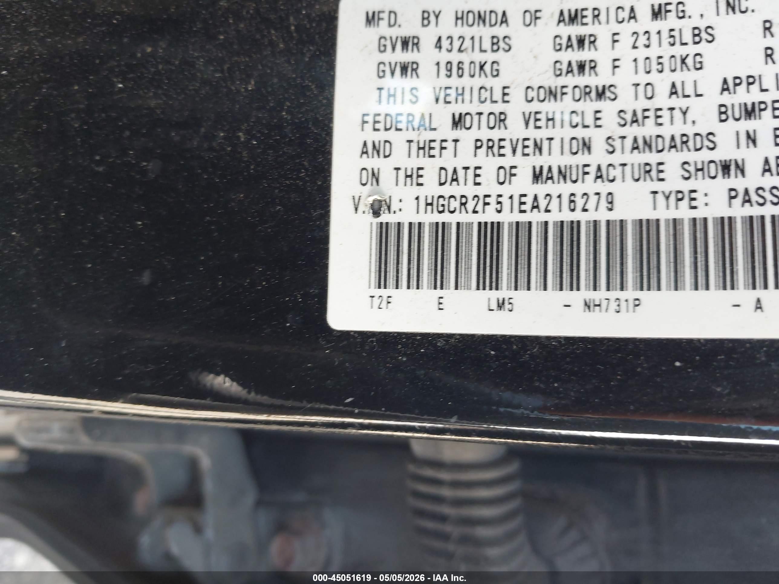 HONDA ACCORD image 9