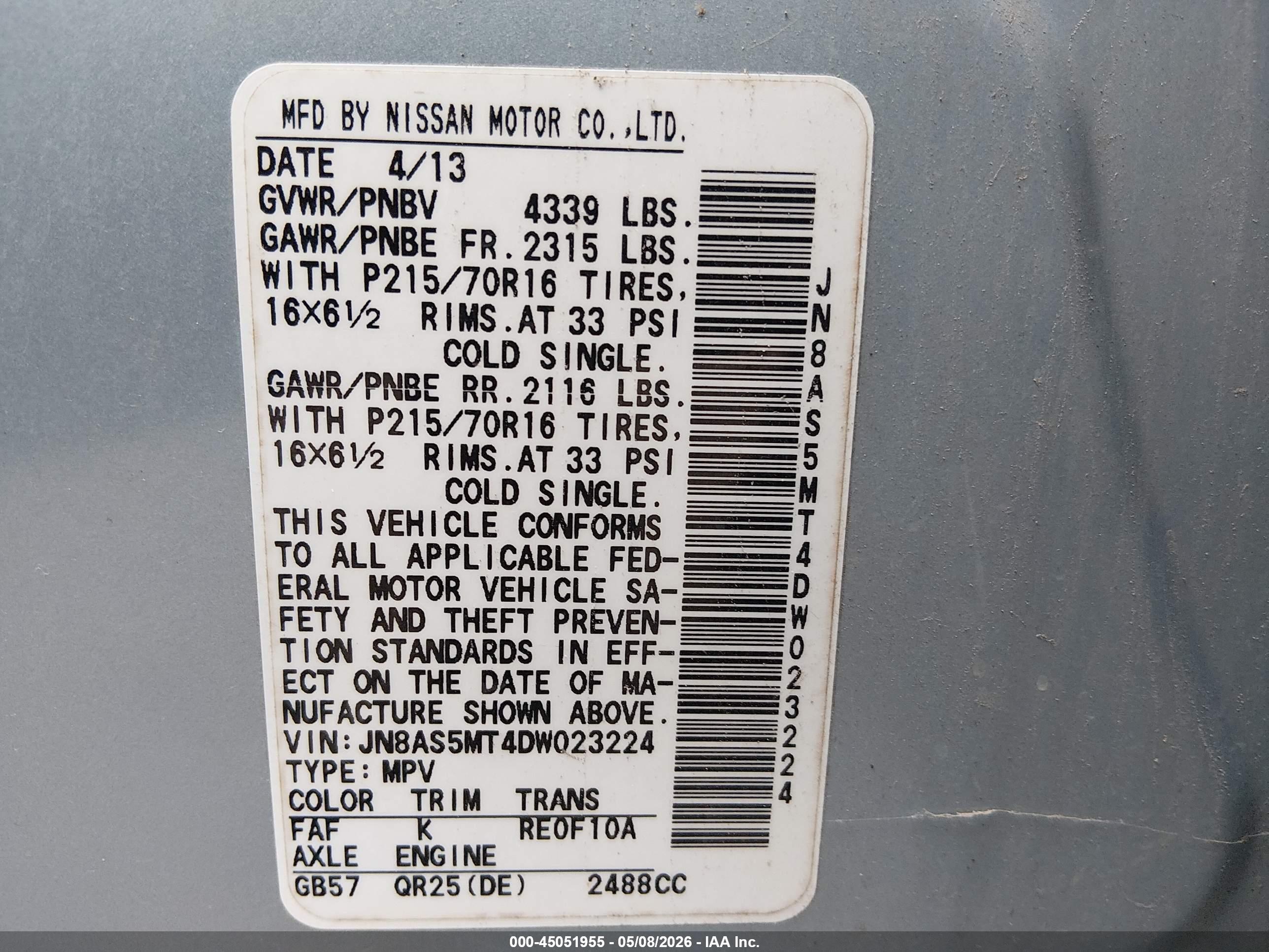 NISSAN ROGUE image 9