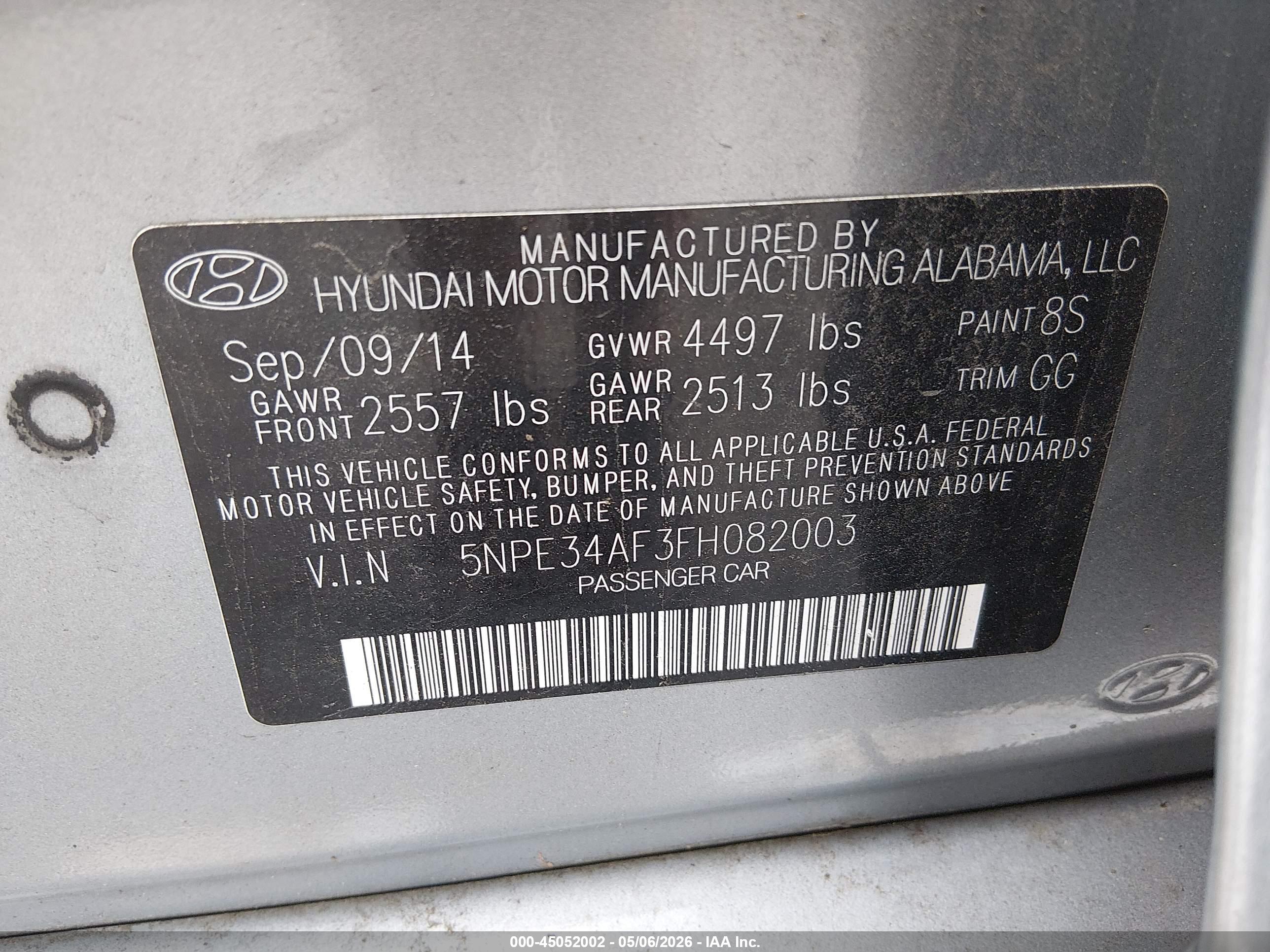 HYUNDAI SONATA image 9