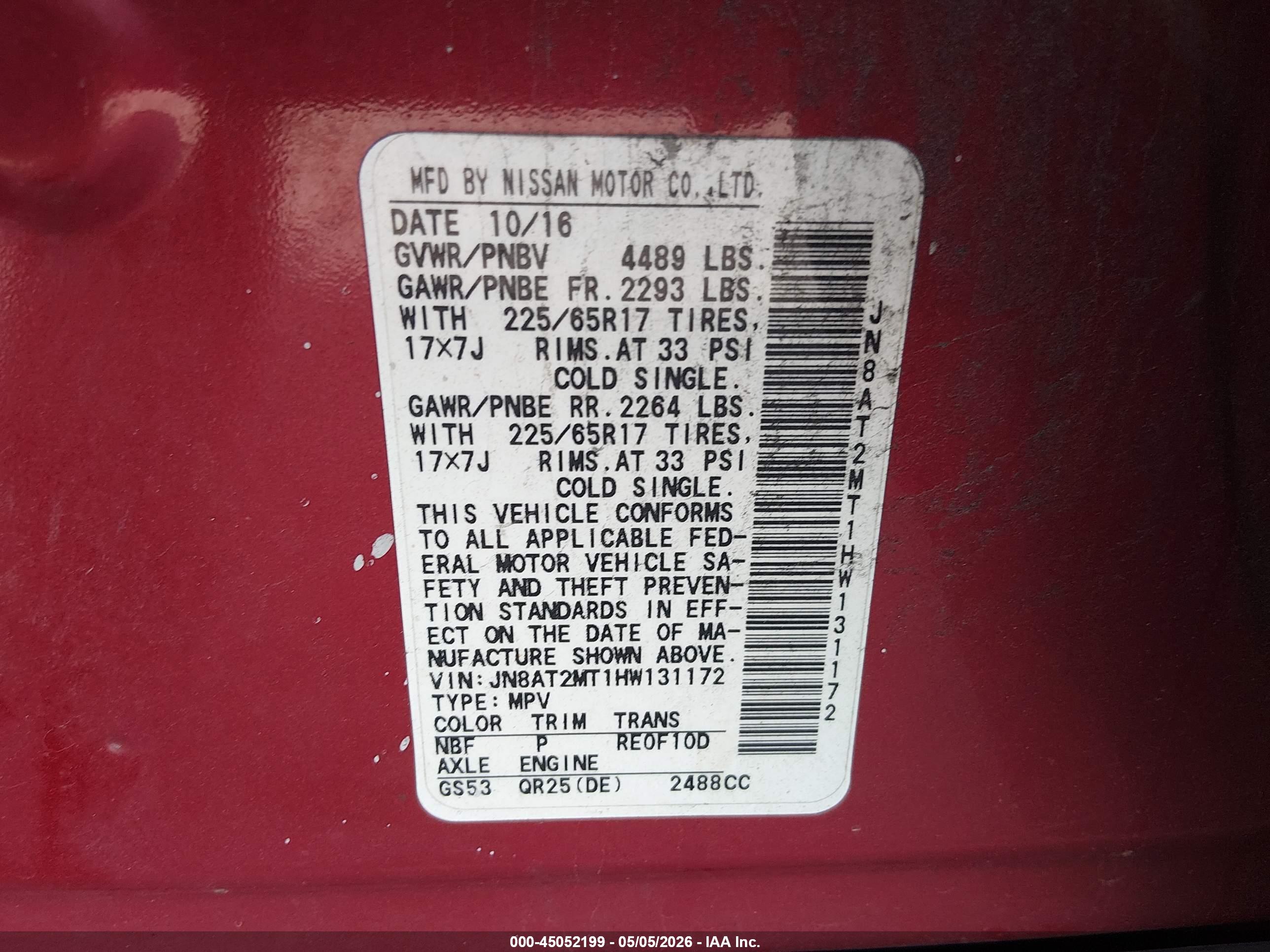 NISSAN ROGUE image 9