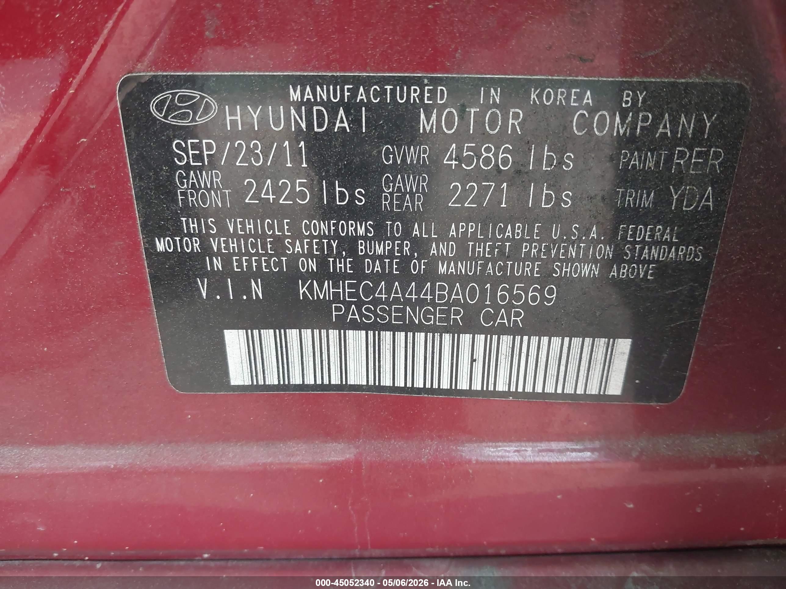 HYUNDAI SONATA image 9