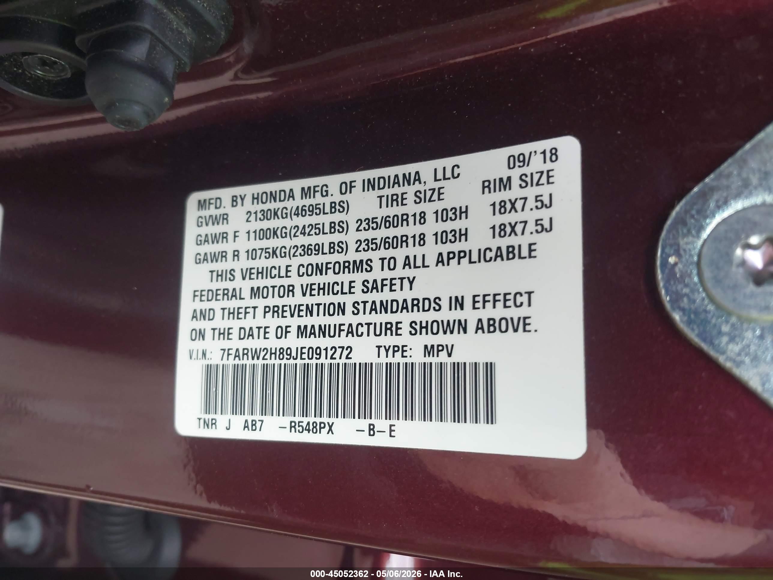 HONDA CR-V image 9