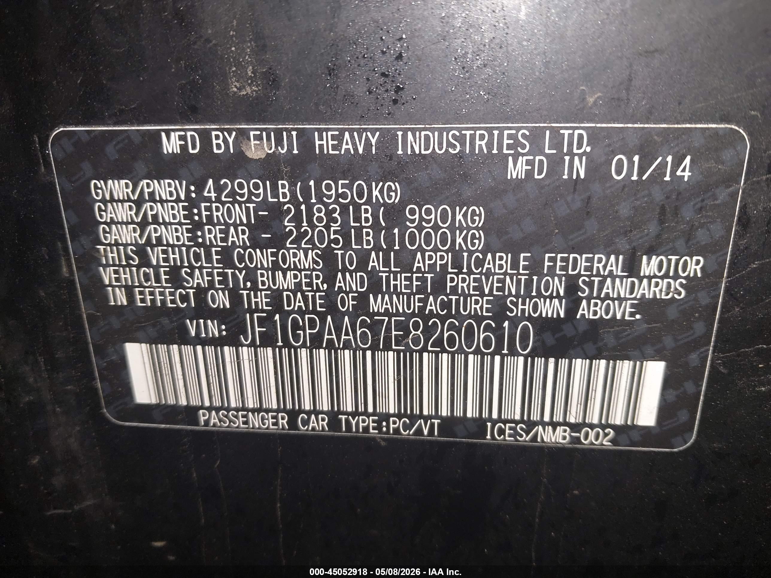 SUBARU IMPREZA image 9