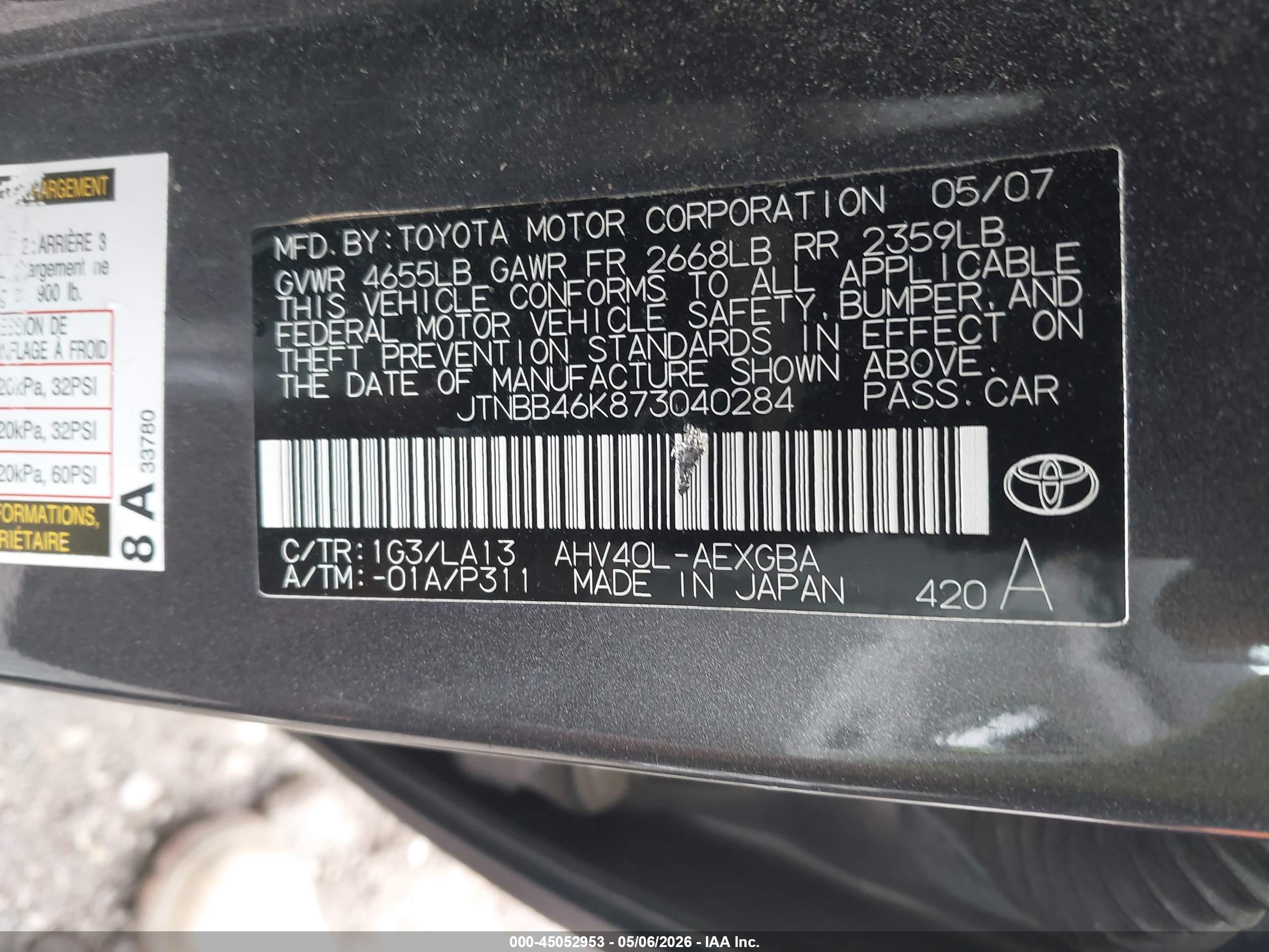 TOYOTA CAMRY image 9