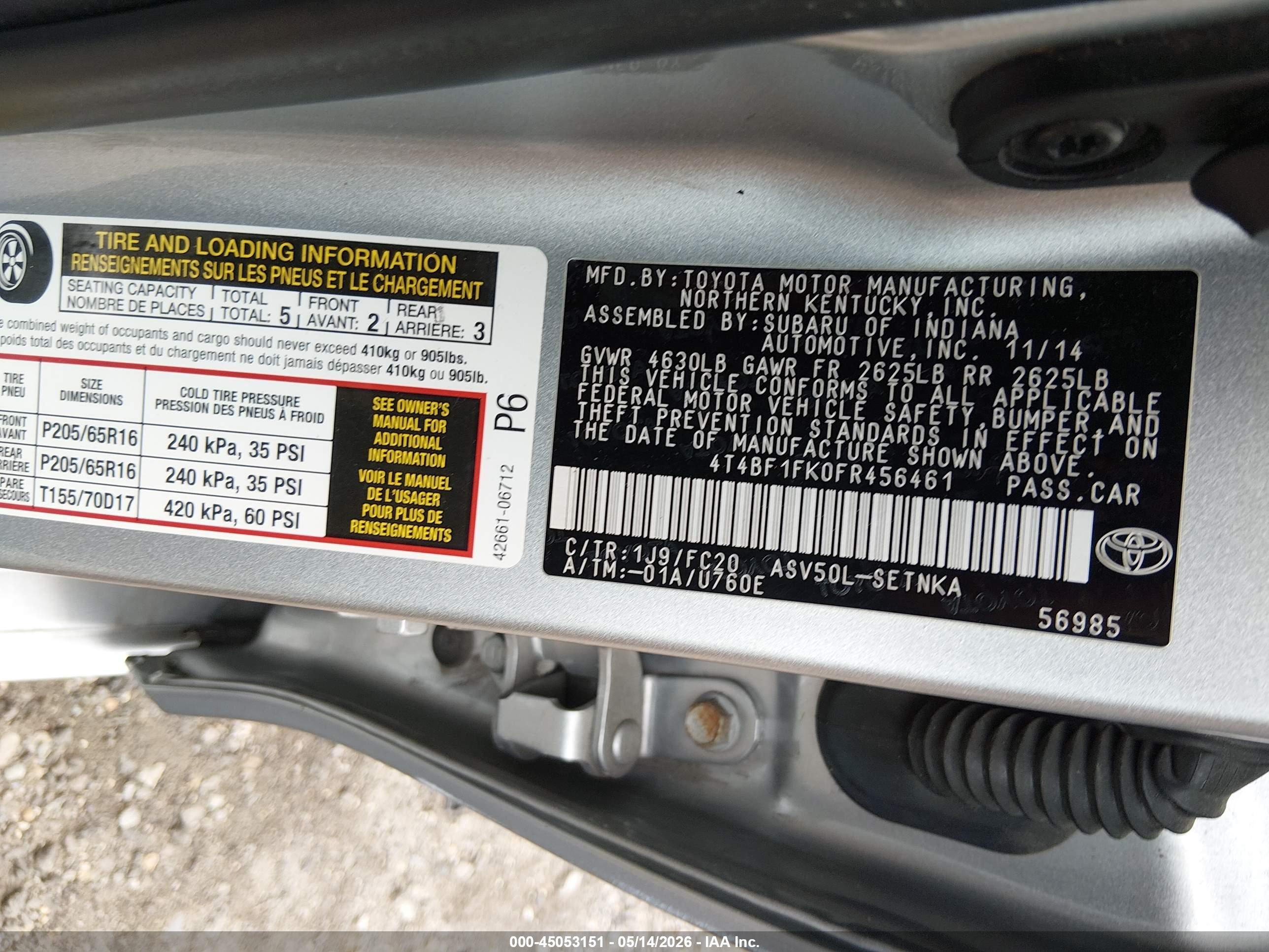 TOYOTA CAMRY image 9