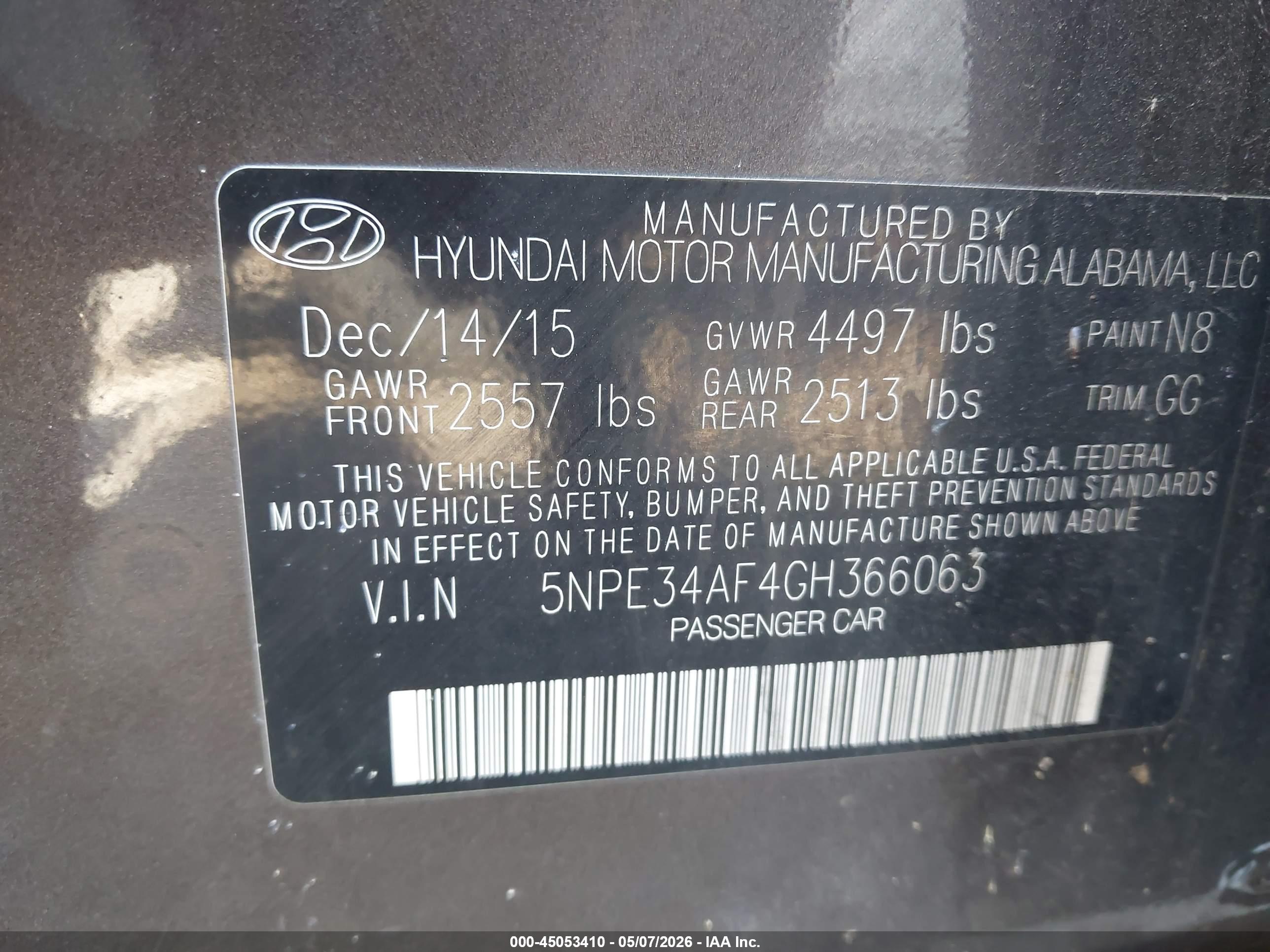HYUNDAI SONATA image 9