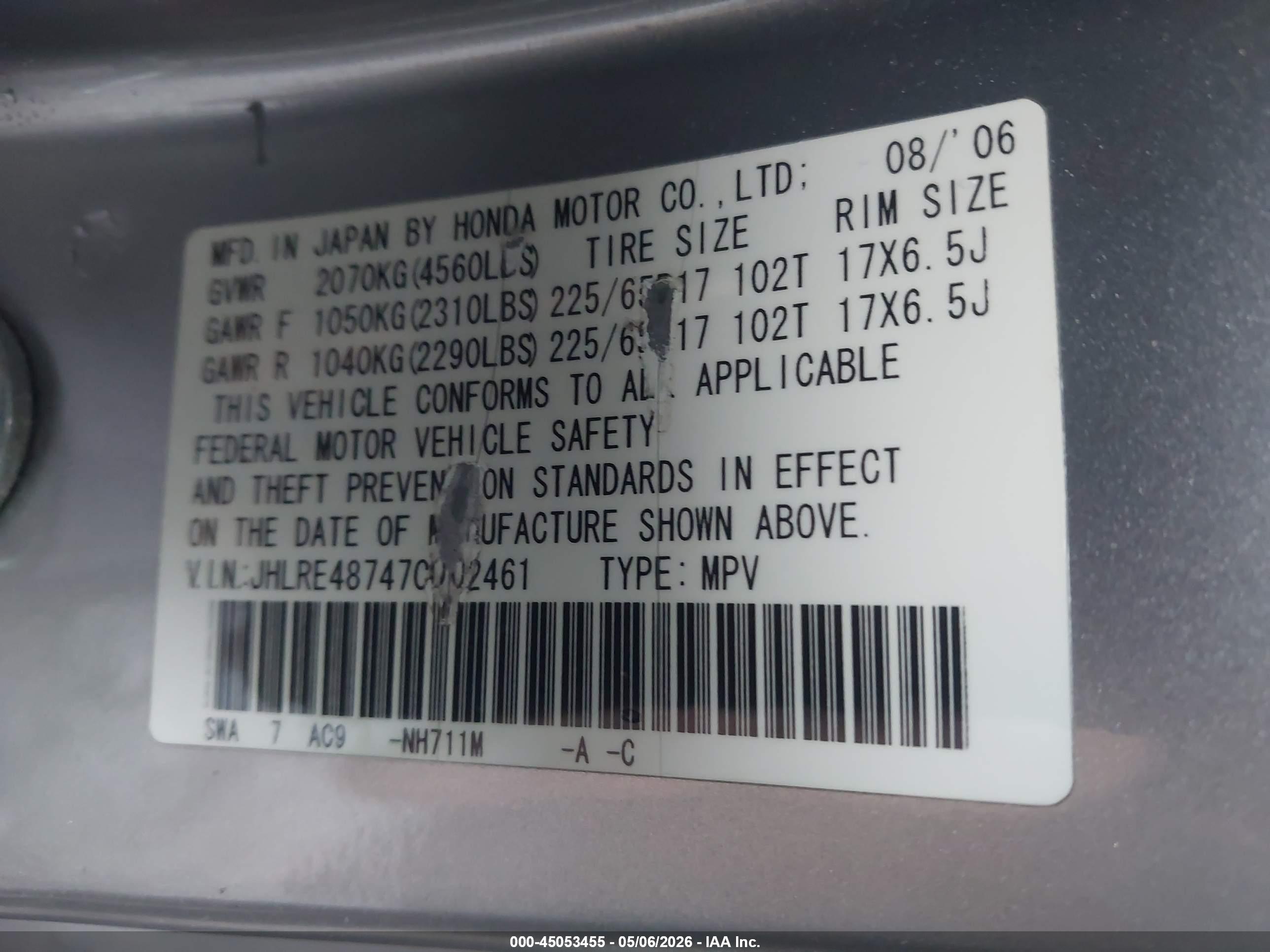 HONDA CR-V image 9