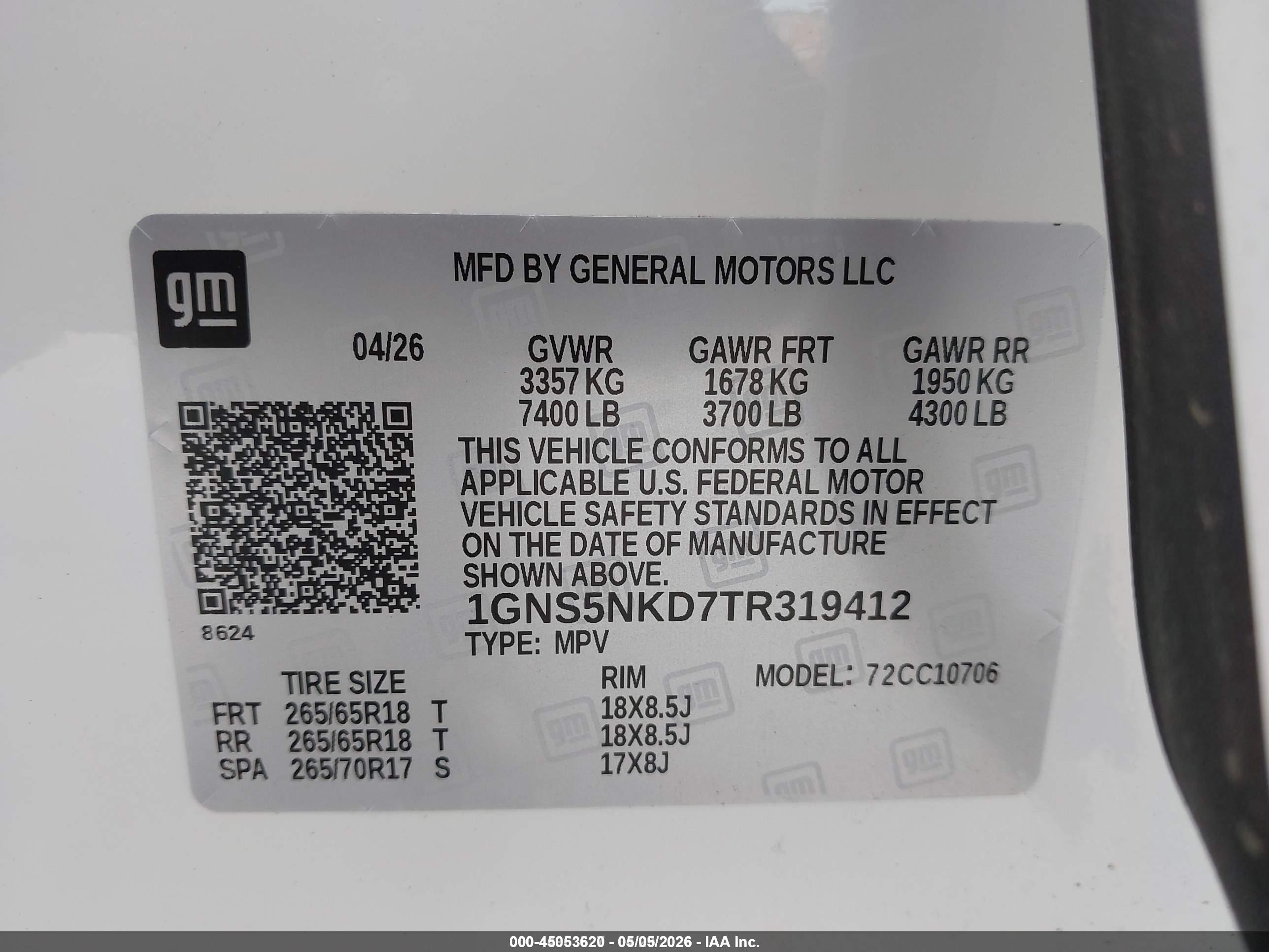 CHEVROLET TAHOE image 9