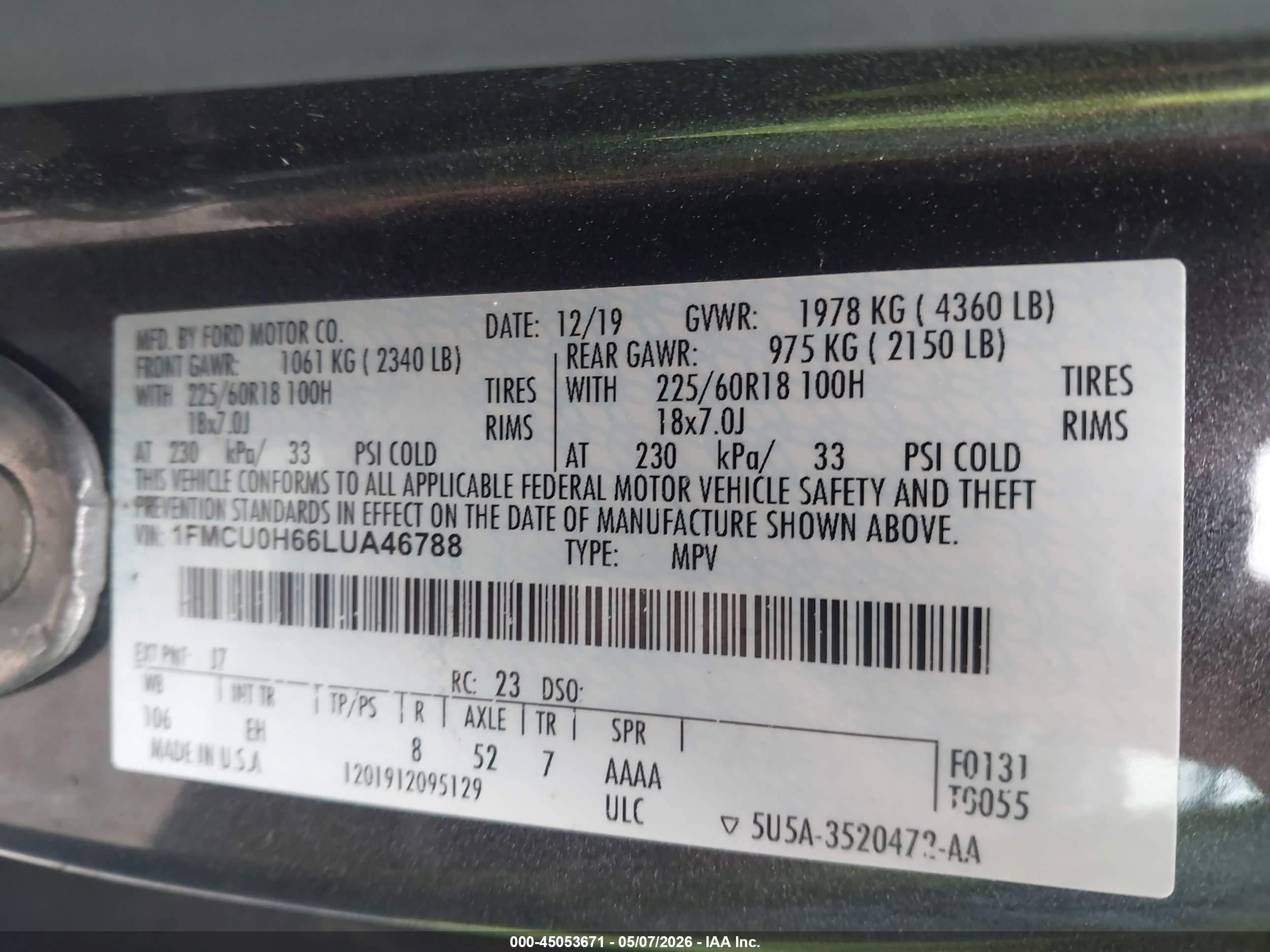 FORD ESCAPE image 9