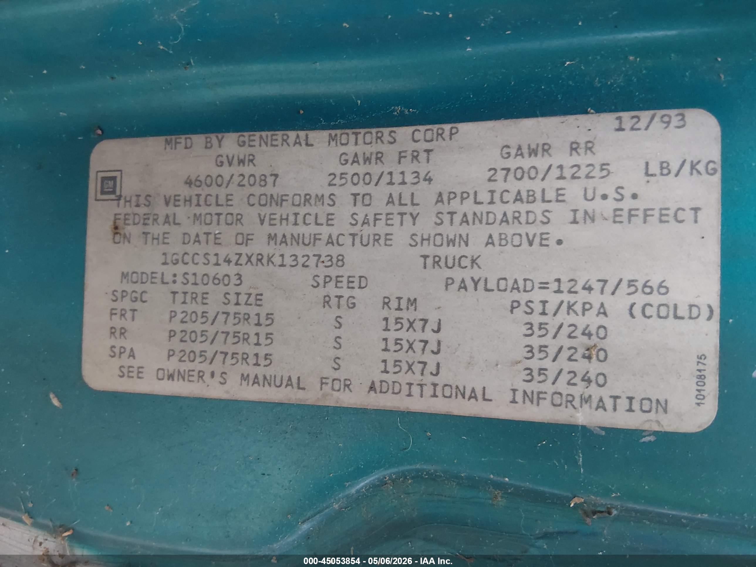 CHEVROLET S image 9