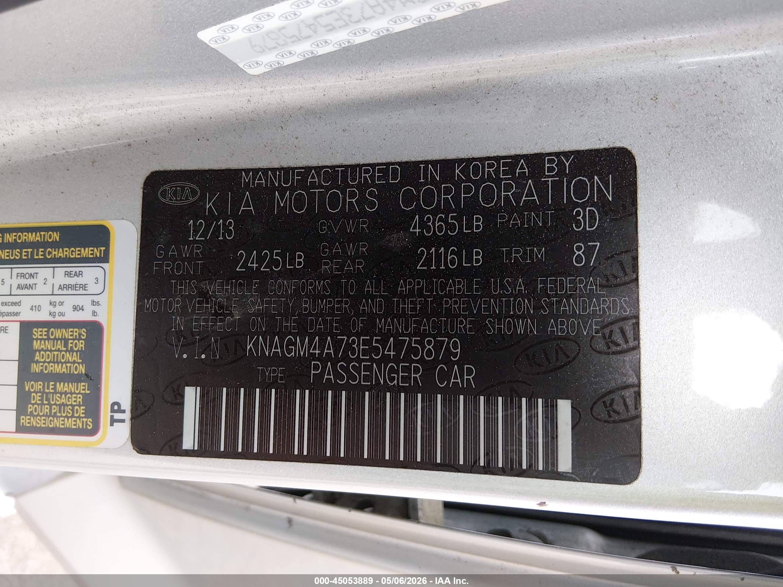 KIA OPTIMA image 9