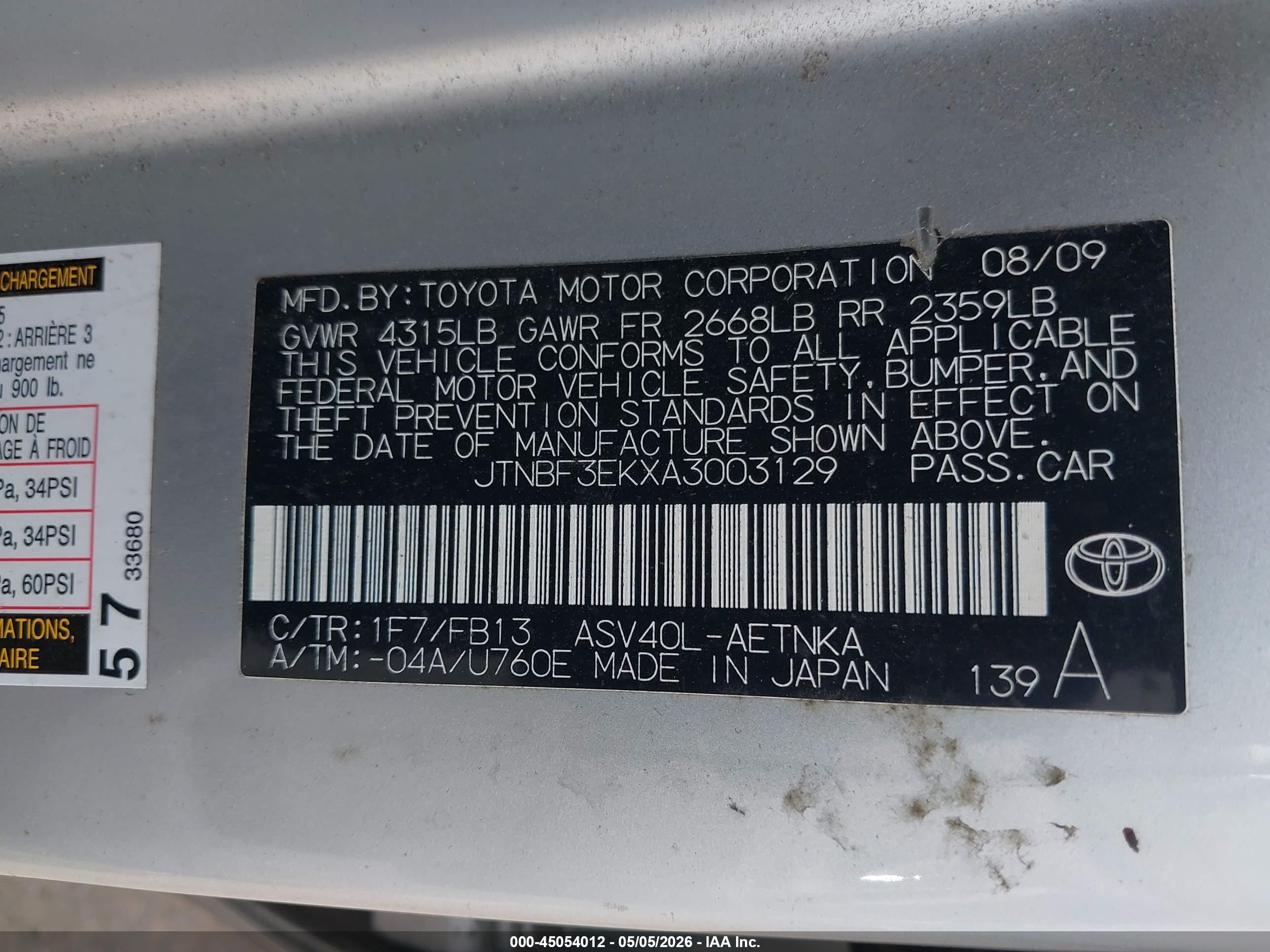 TOYOTA CAMRY image 9