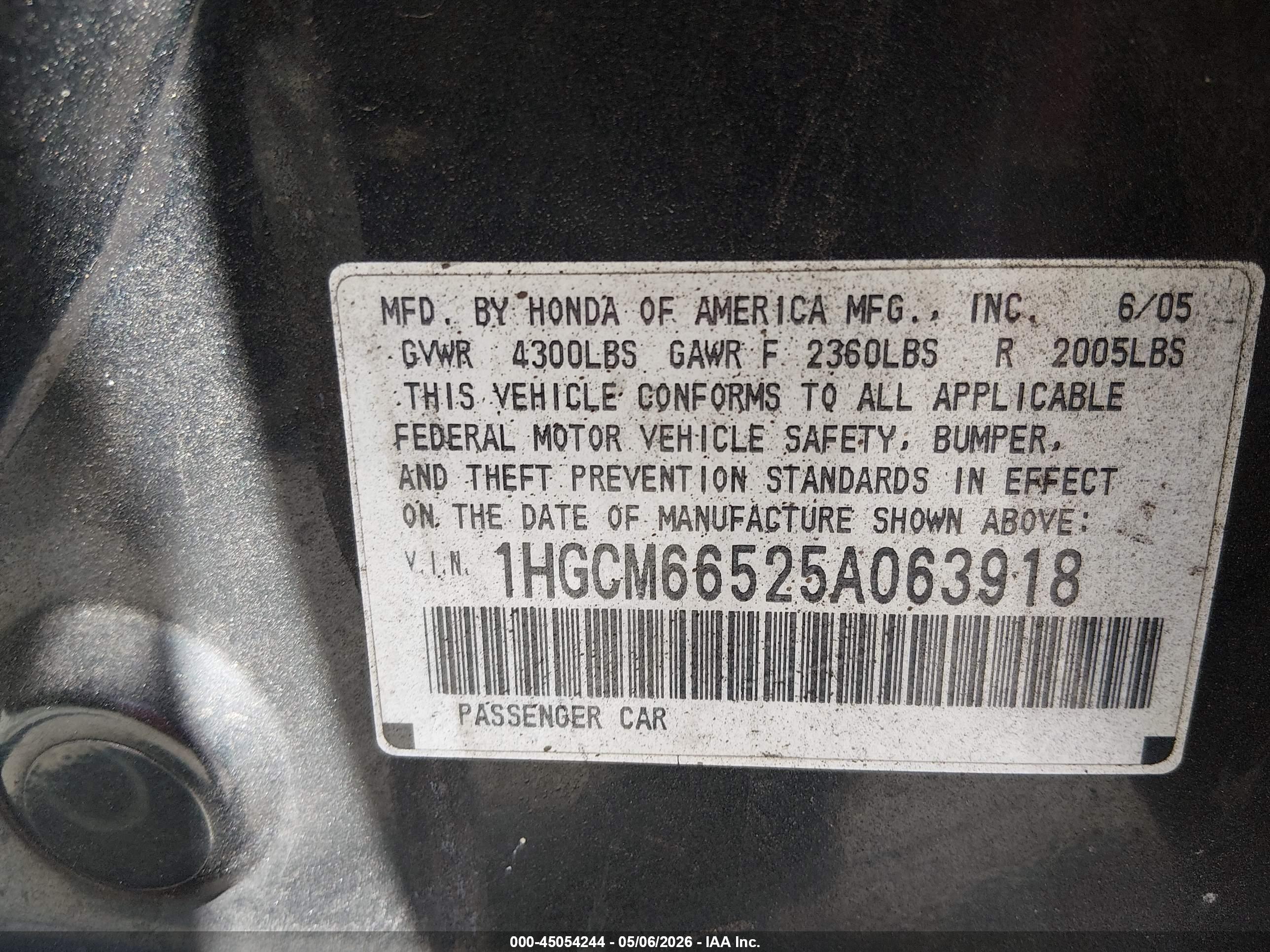 HONDA ACCORD image 9