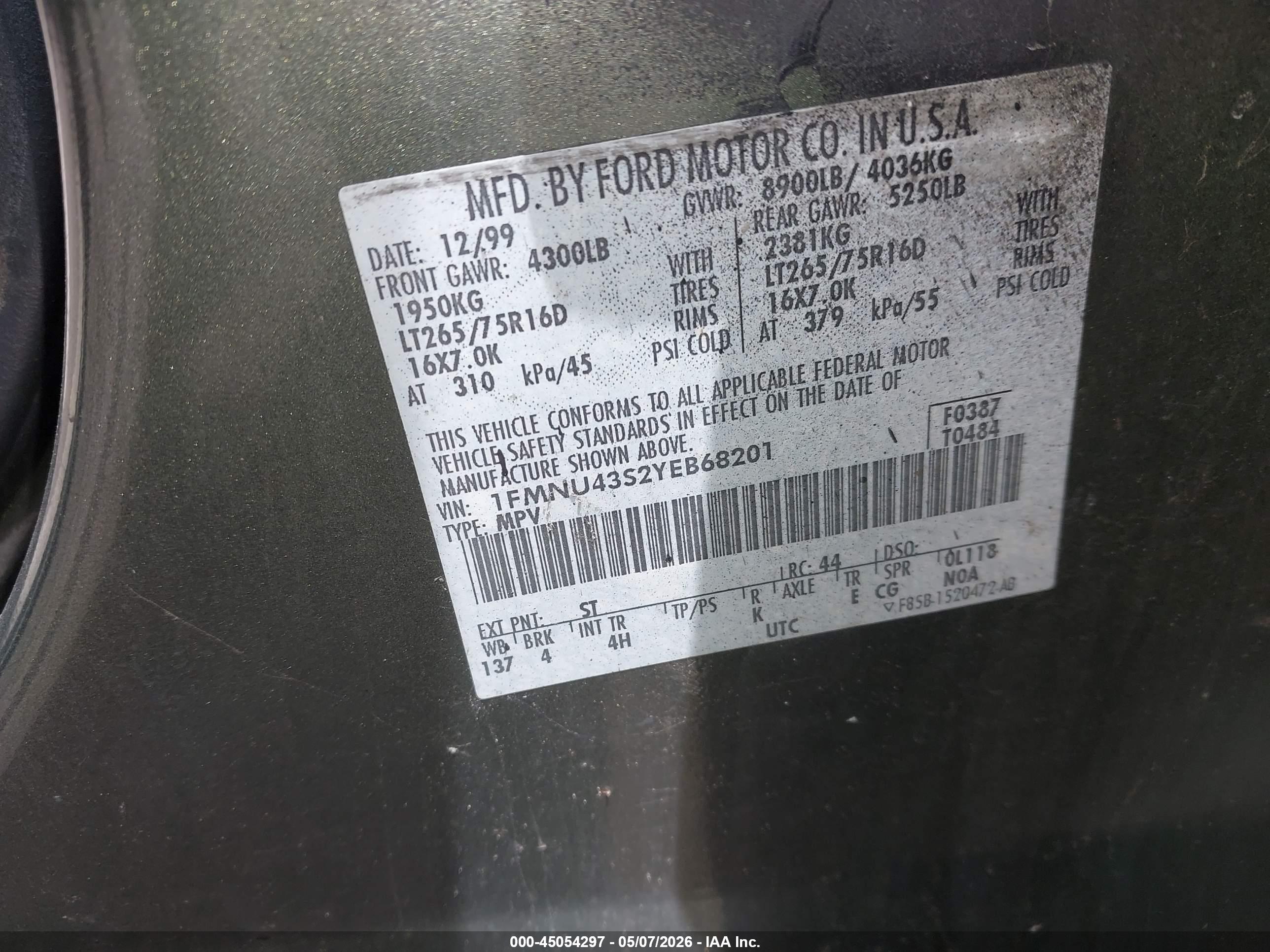 FORD EXCURSION image 9