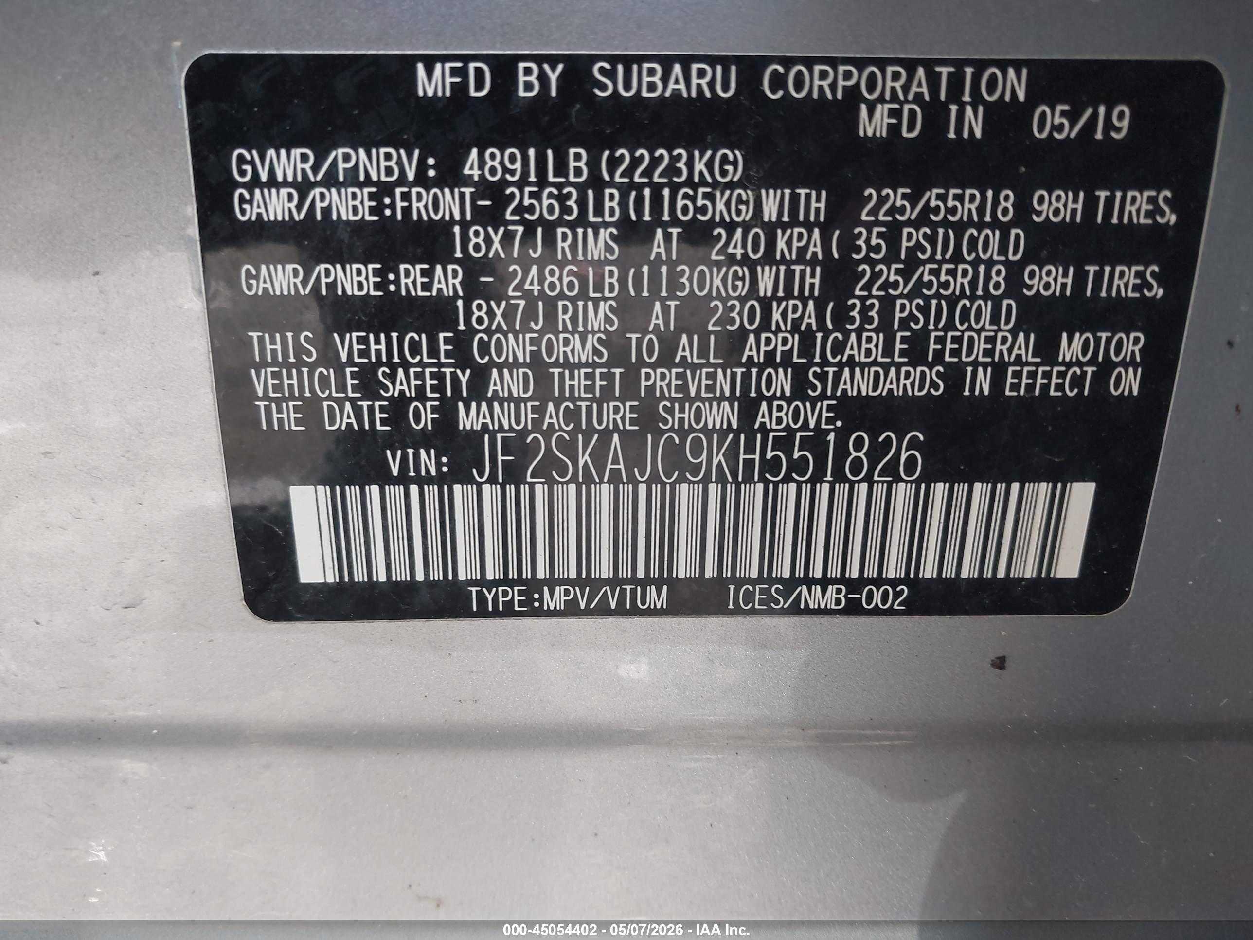 SUBARU FORESTER image 9
