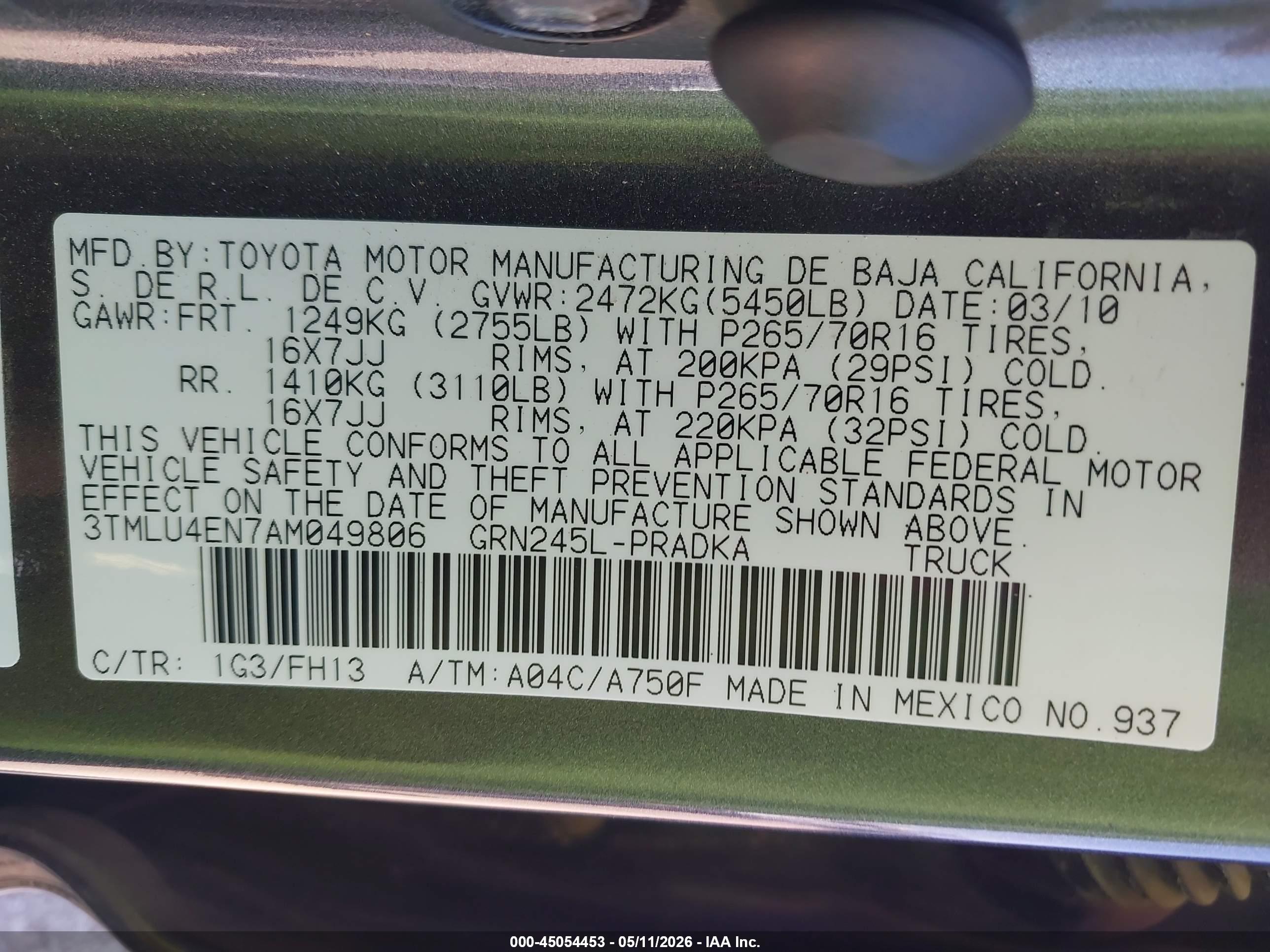 TOYOTA TACOMA image 9
