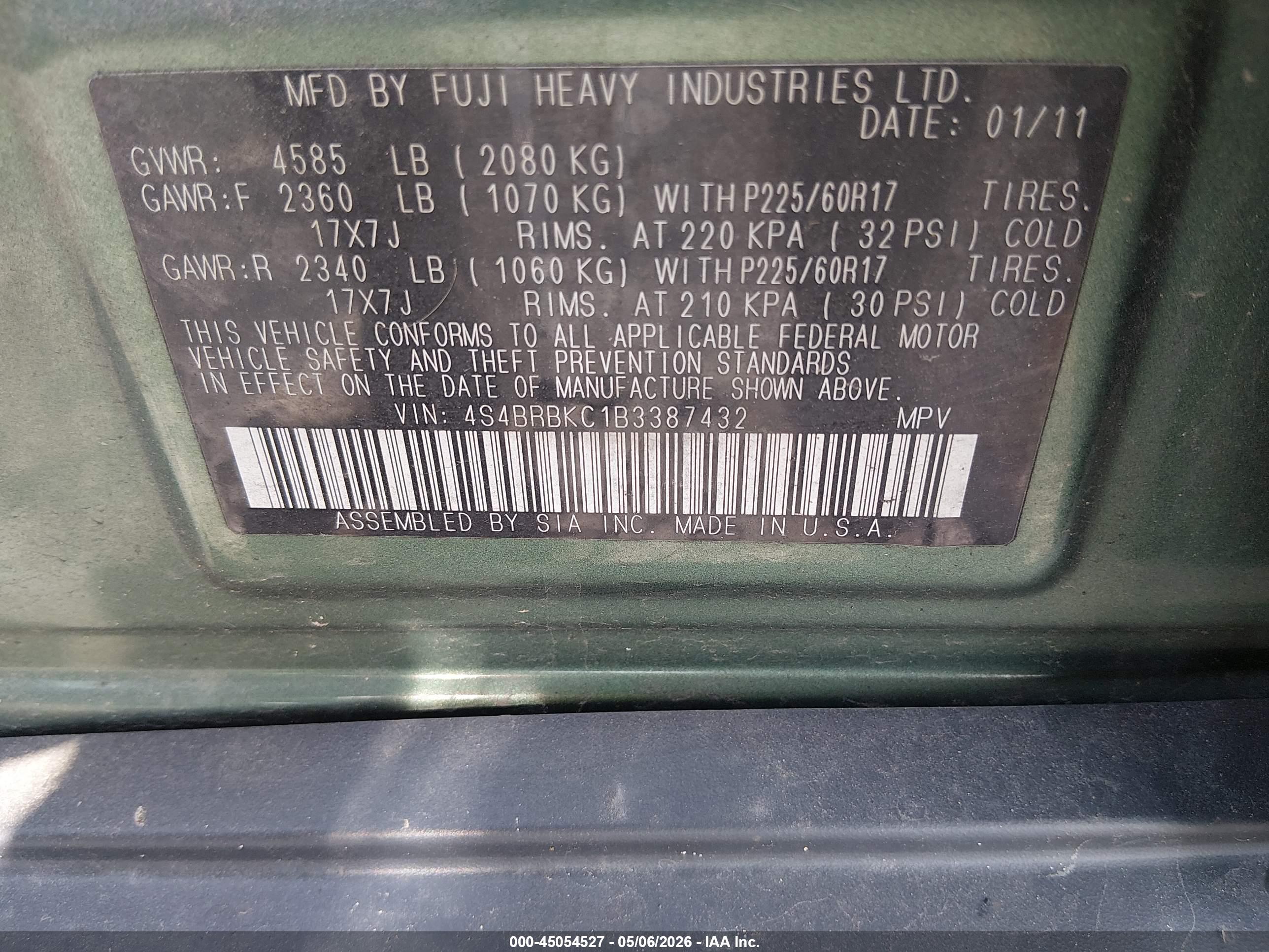 SUBARU OUTBACK image 9