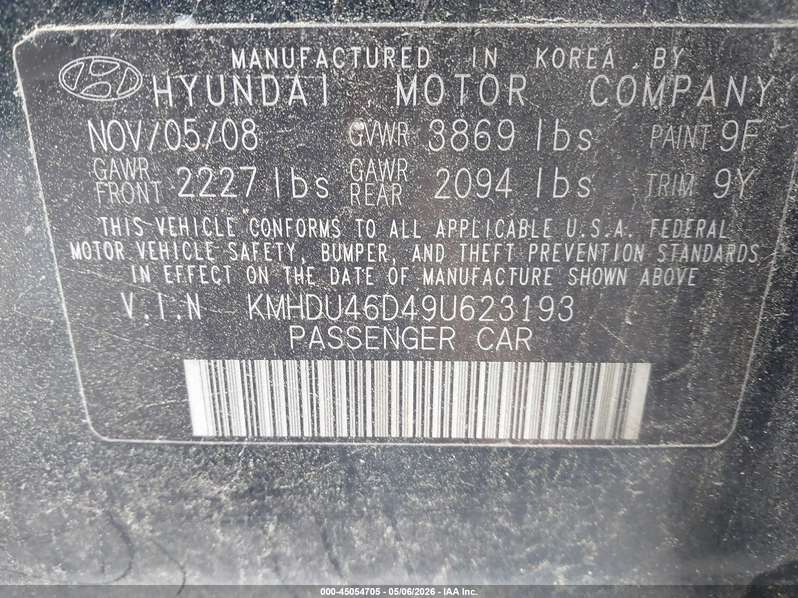 HYUNDAI ELANTRA image 9