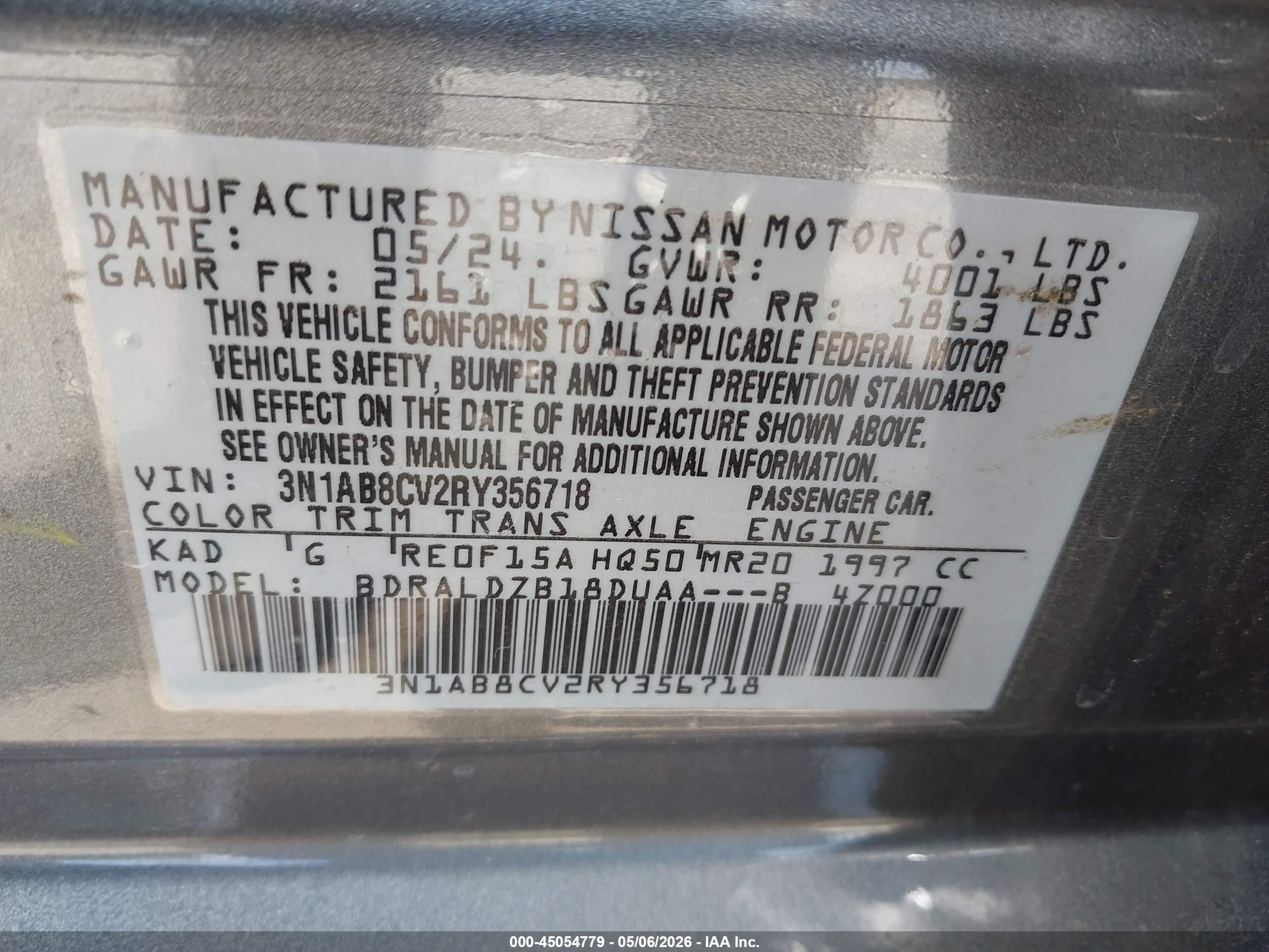 NISSAN SENTRA image 9