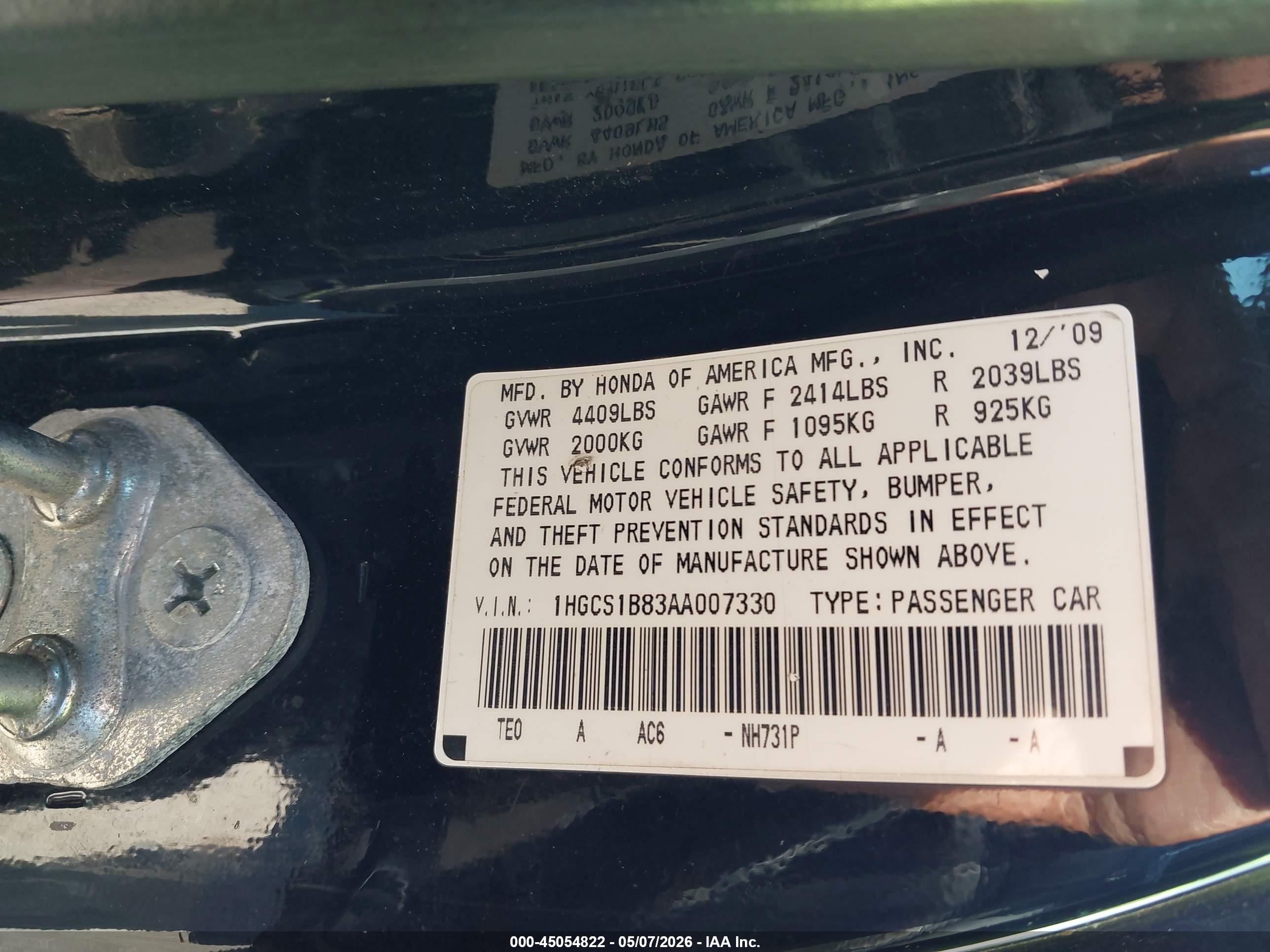 HONDA ACCORD image 9