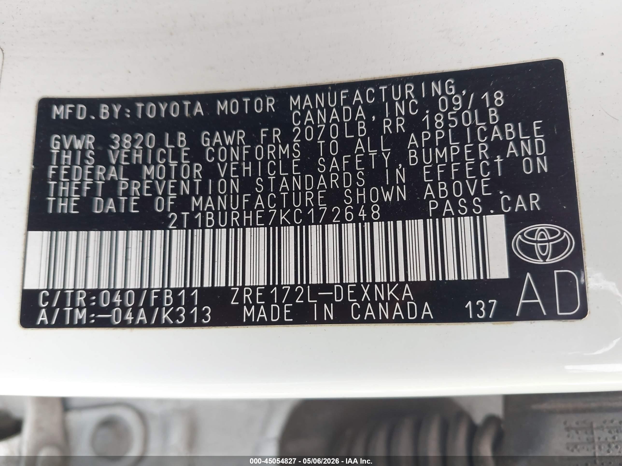 TOYOTA COROLLA image 9