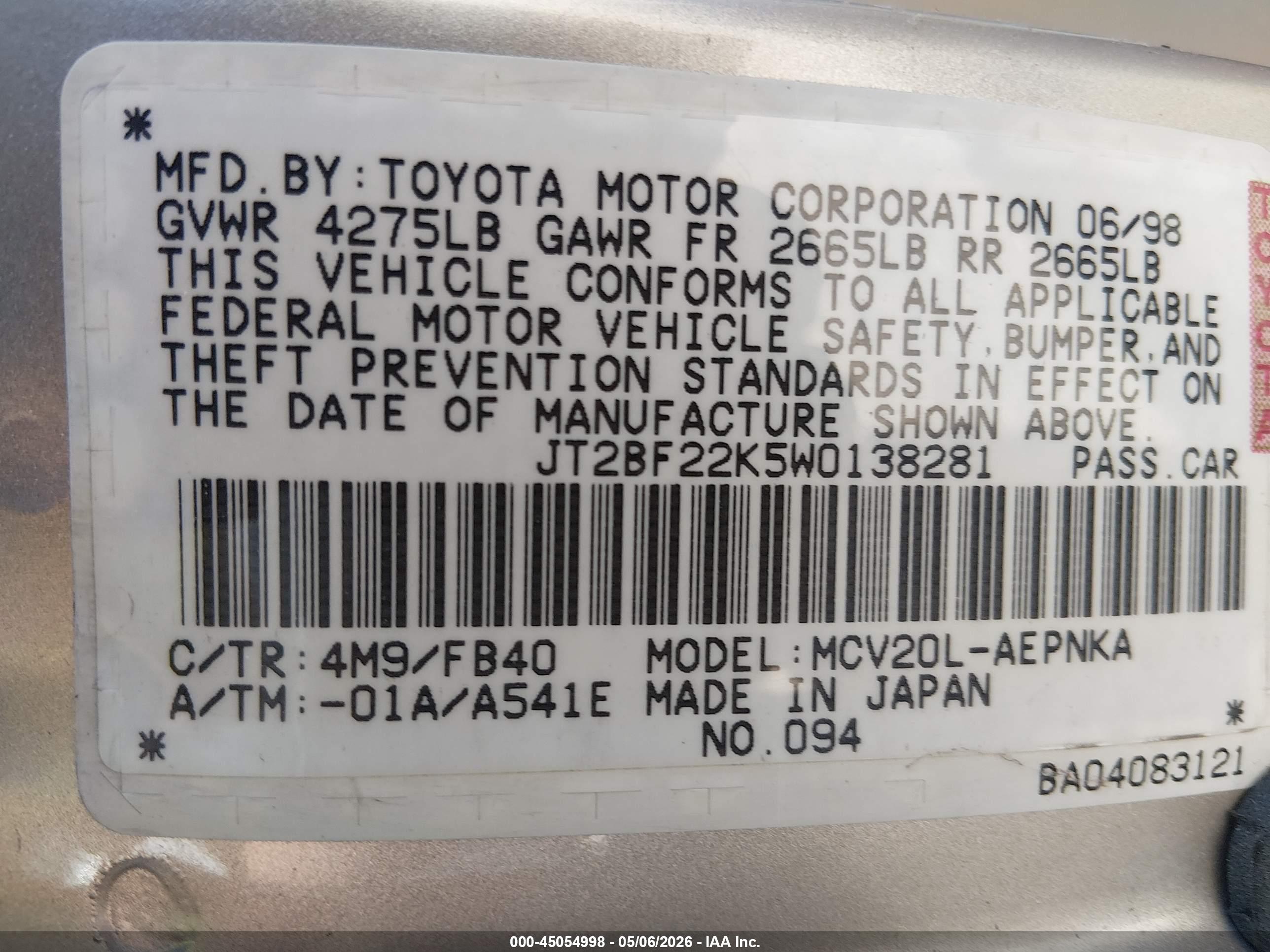 TOYOTA CAMRY image 9