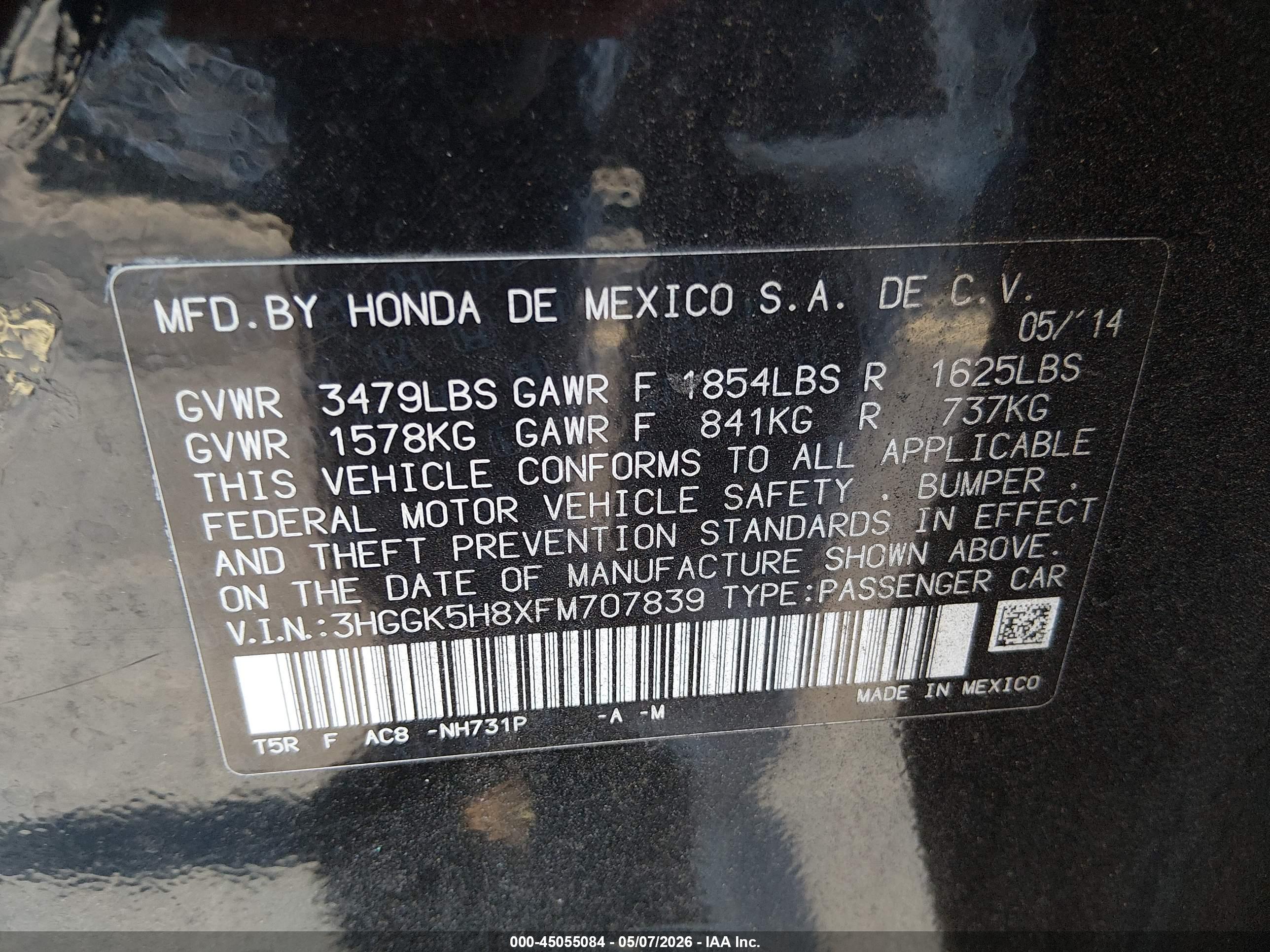 HONDA FIT image 9