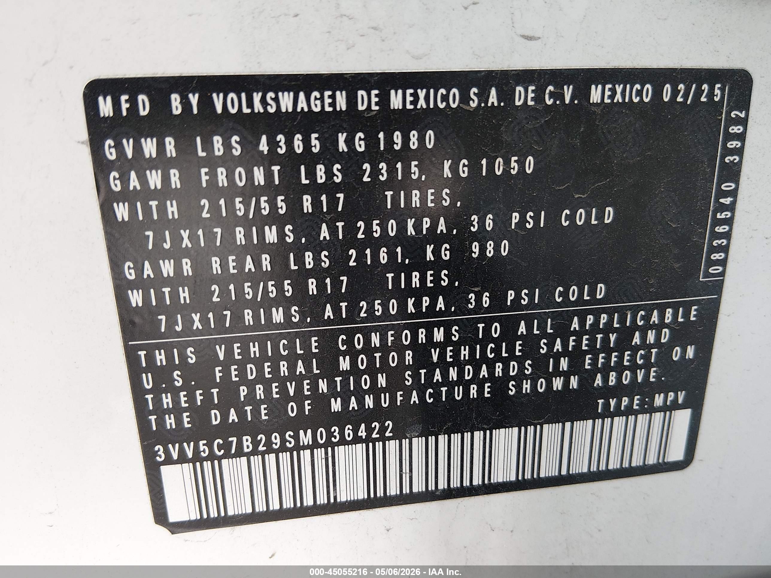 VOLKSWAGEN TAOS image 9