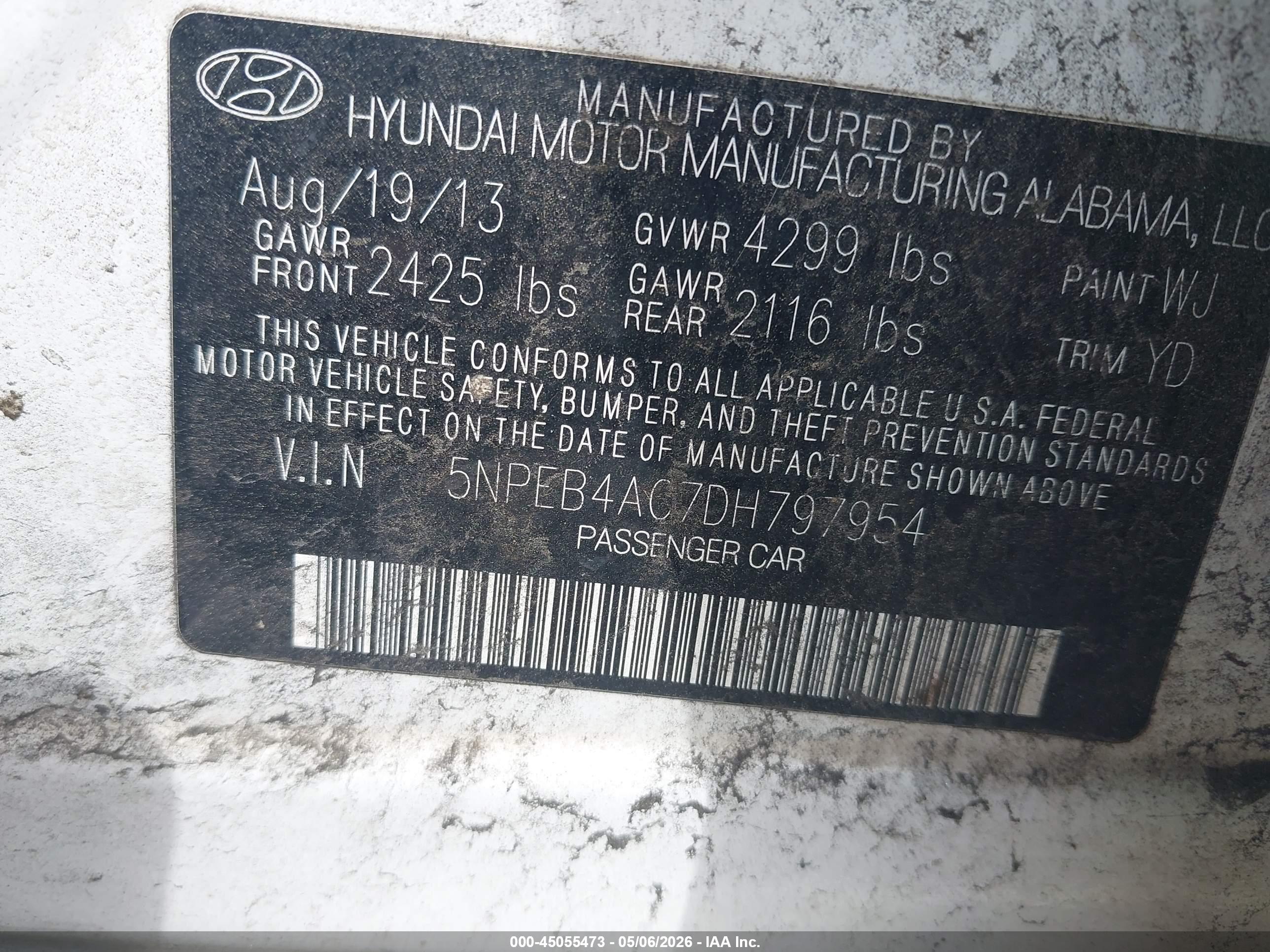 HYUNDAI SONATA image 9