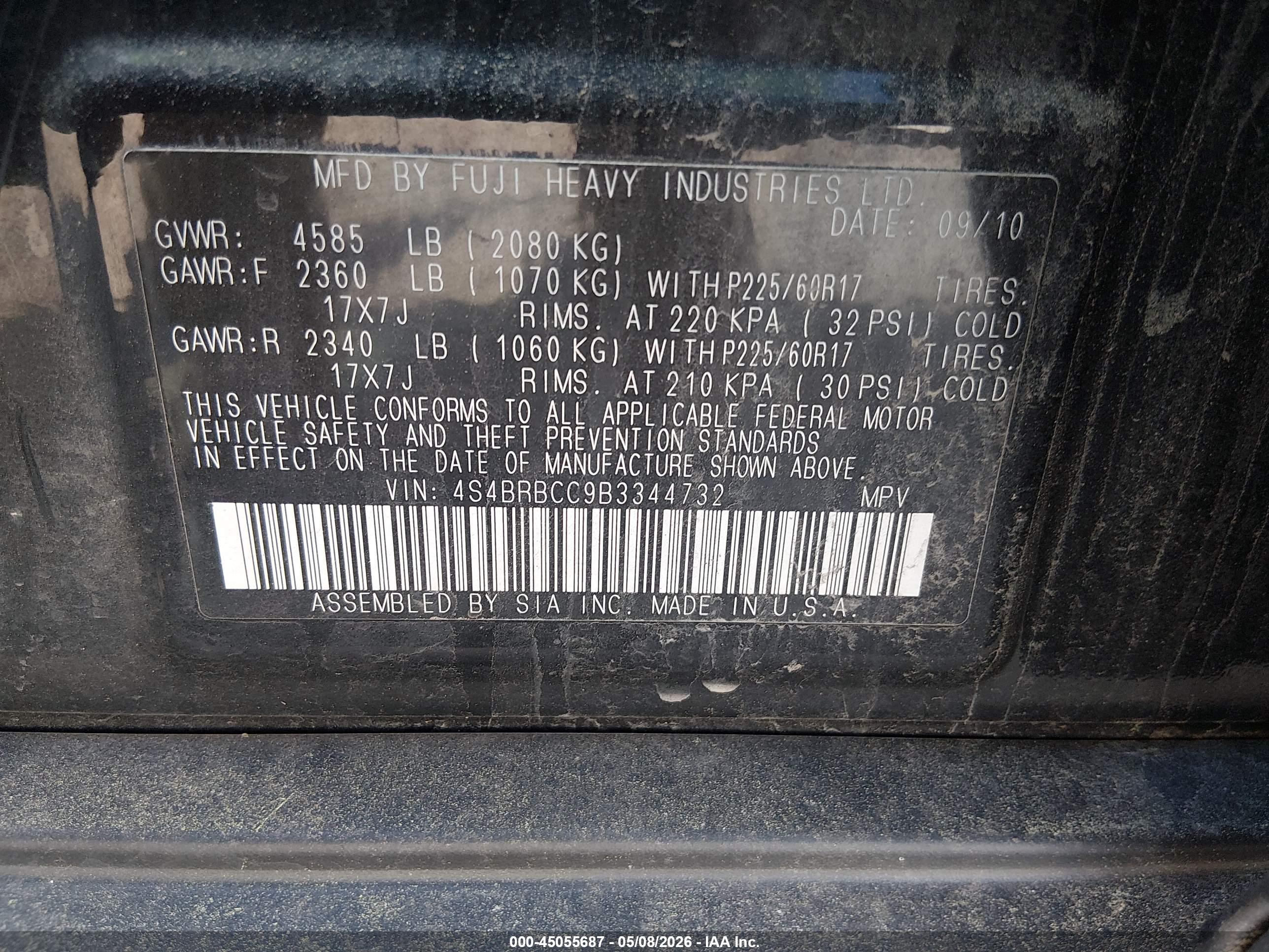SUBARU OUTBACK image 9