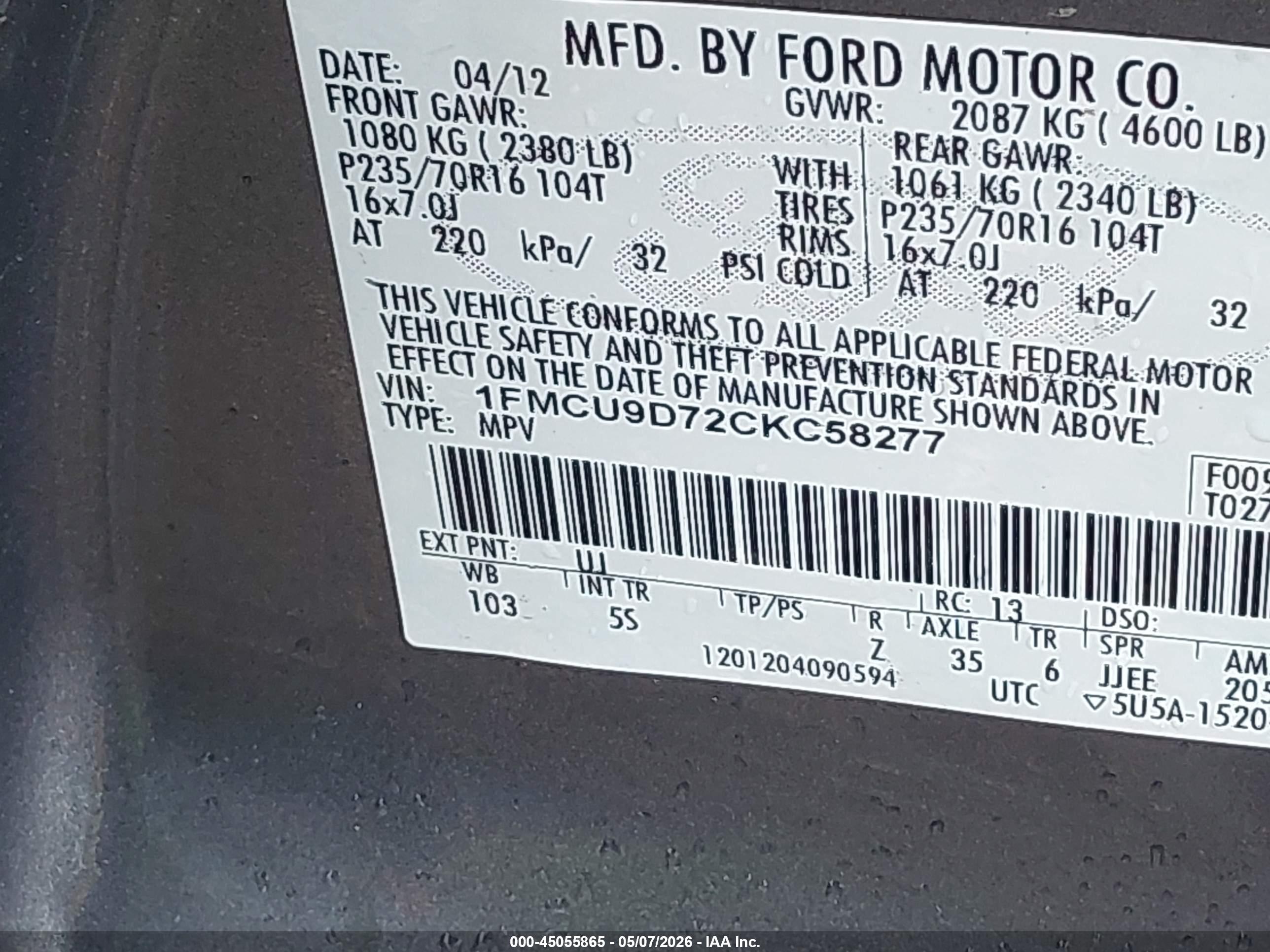 FORD ESCAPE image 9