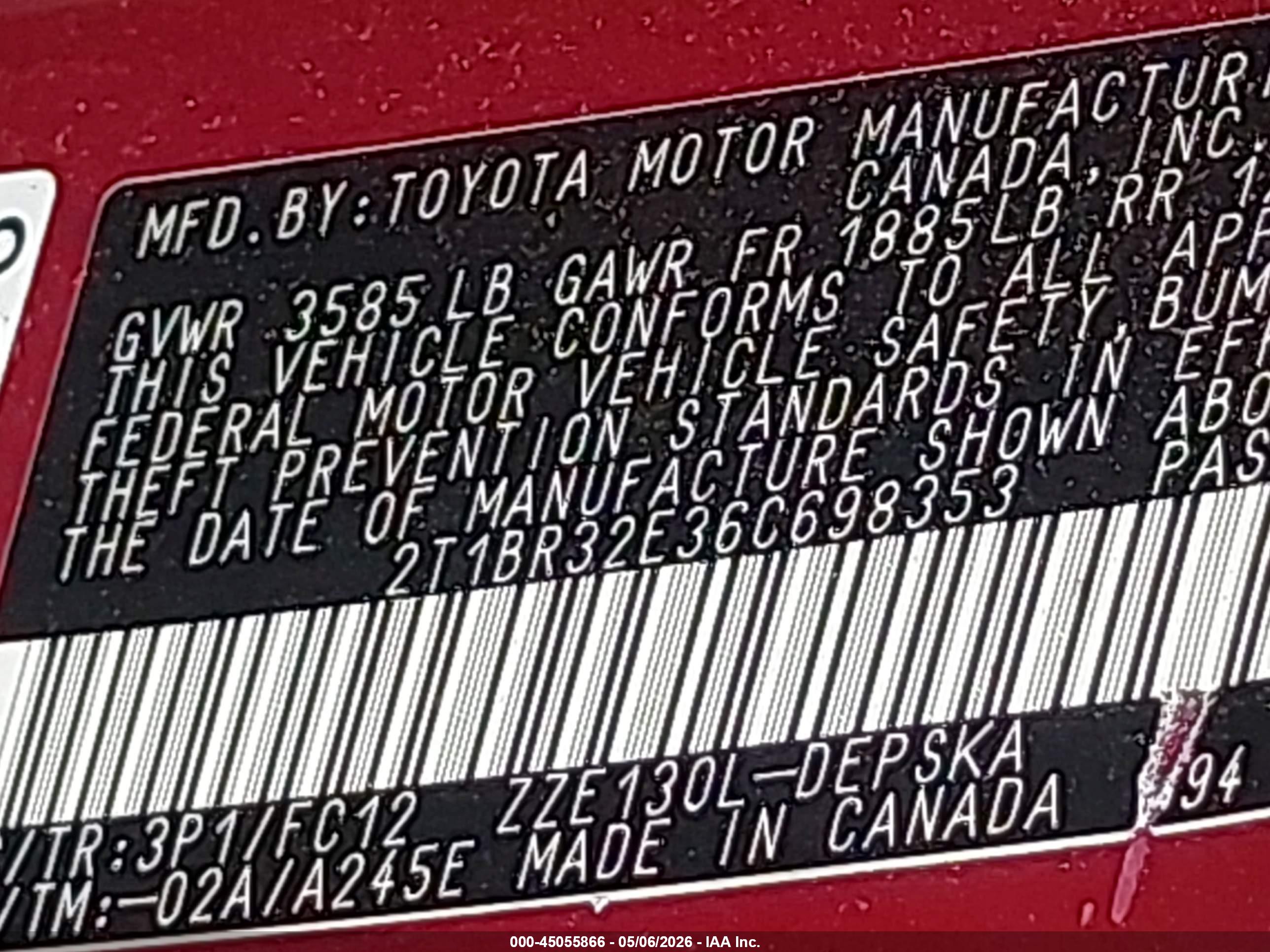TOYOTA COROLLA image 9