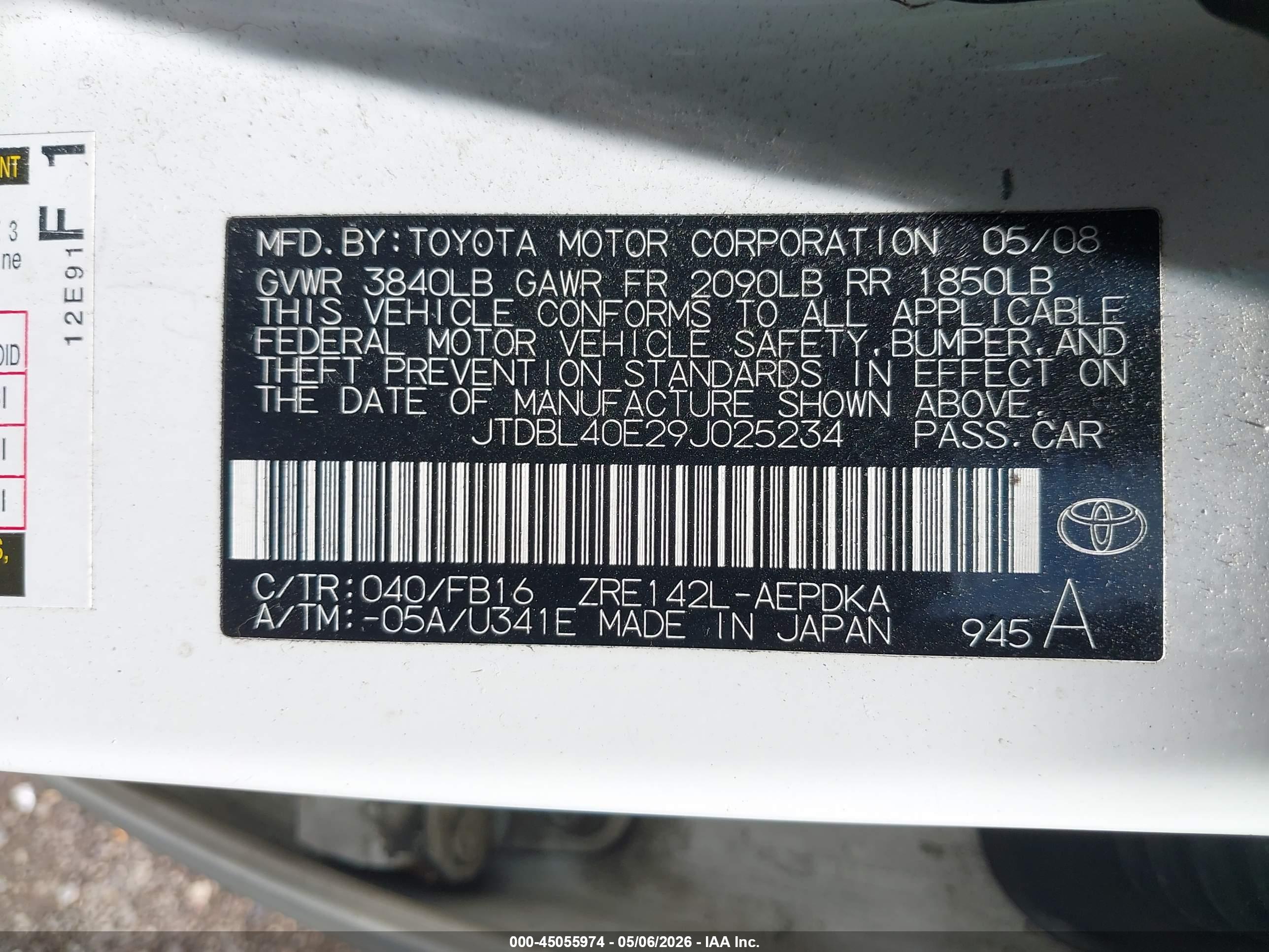 TOYOTA COROLLA image 9