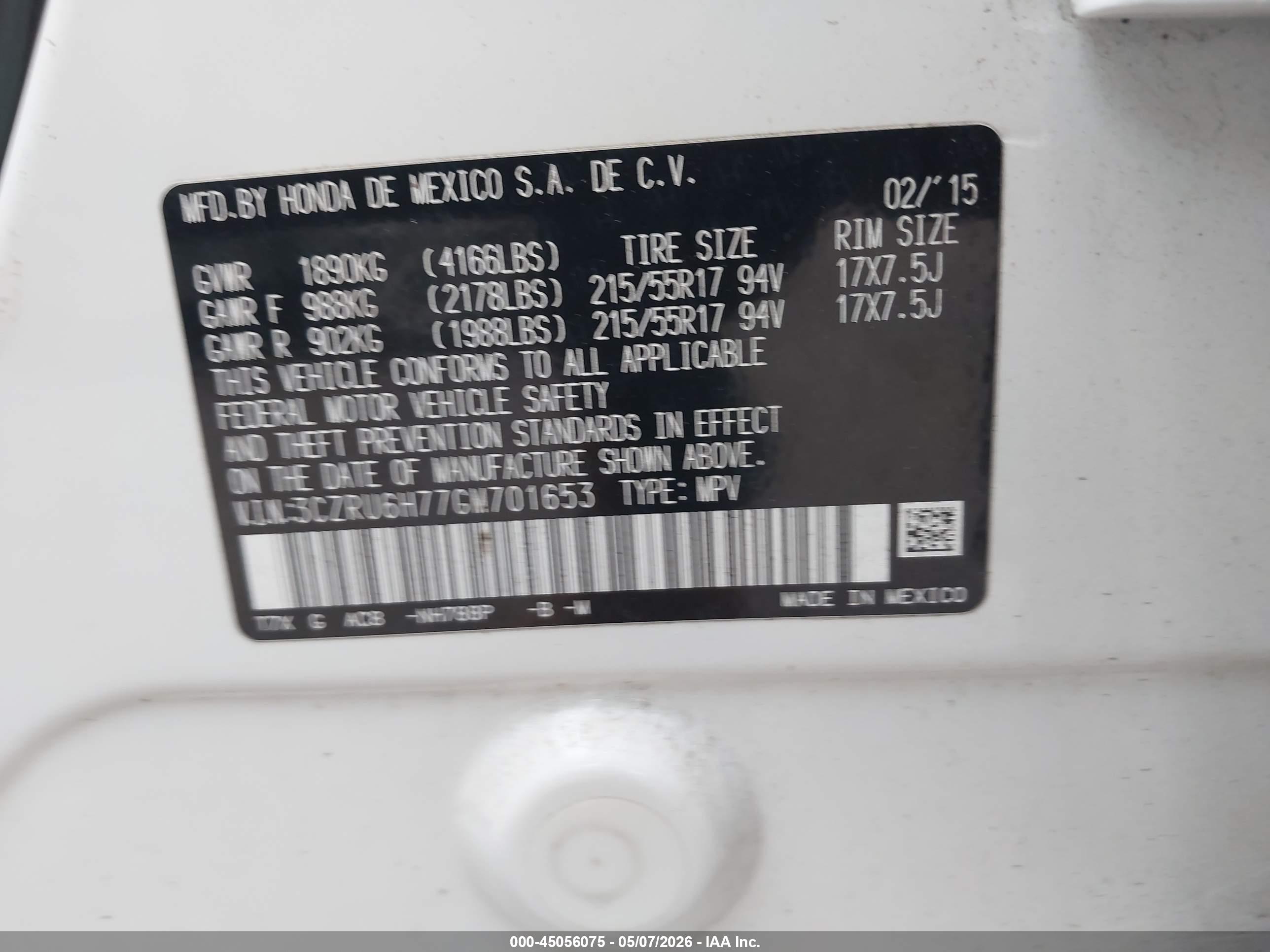 HONDA HR-V image 9