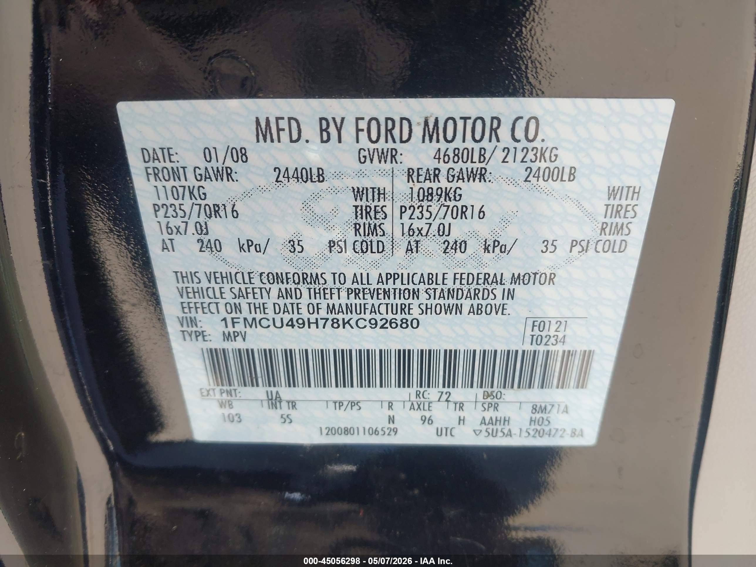 FORD ESCAPE image 9