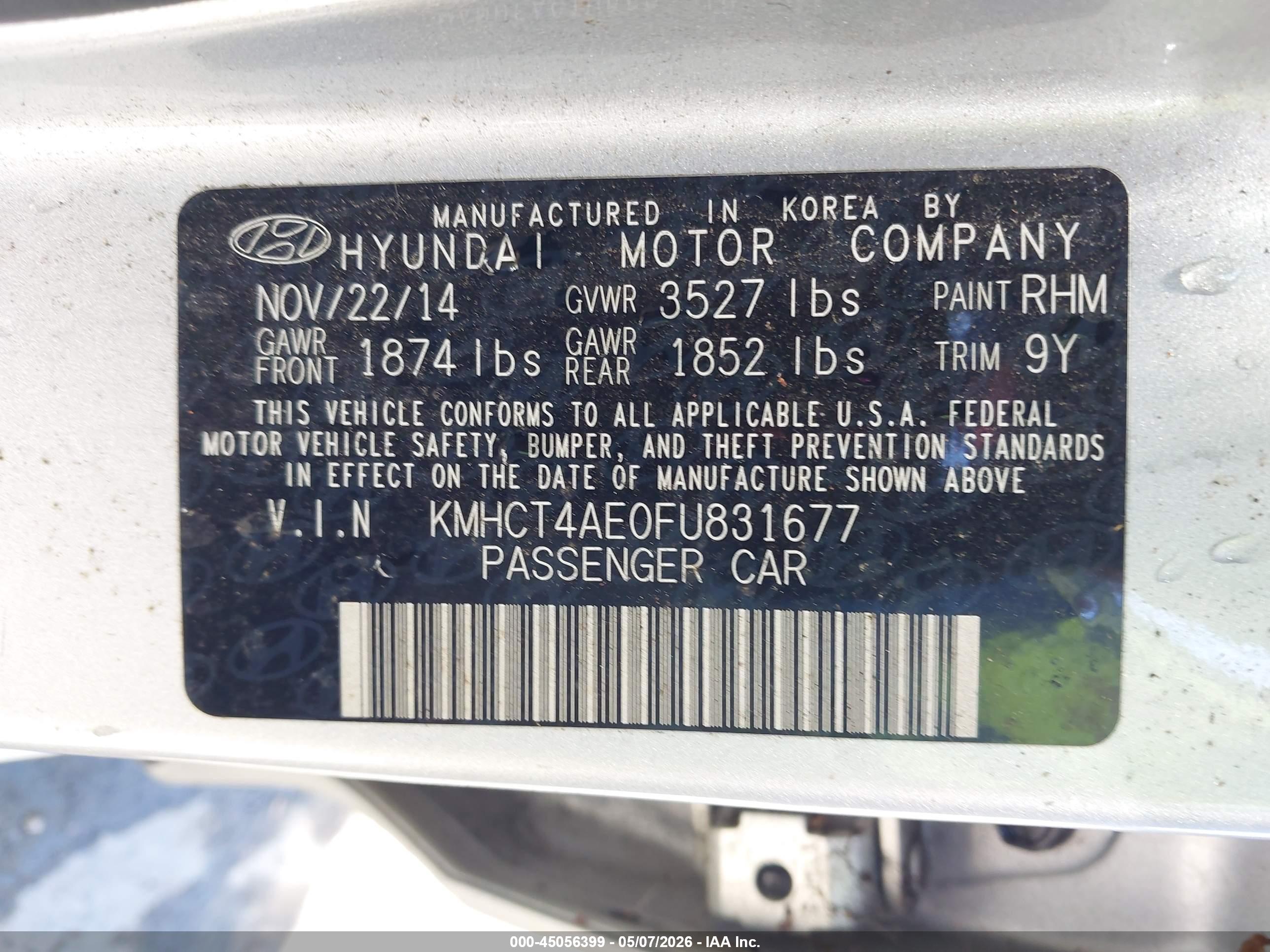 HYUNDAI ACCENT image 9
