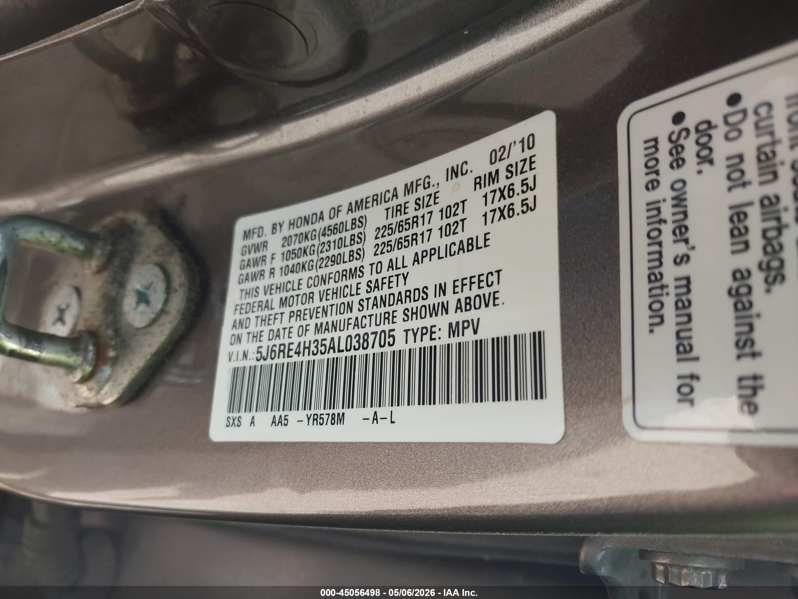 HONDA CR-V image 9