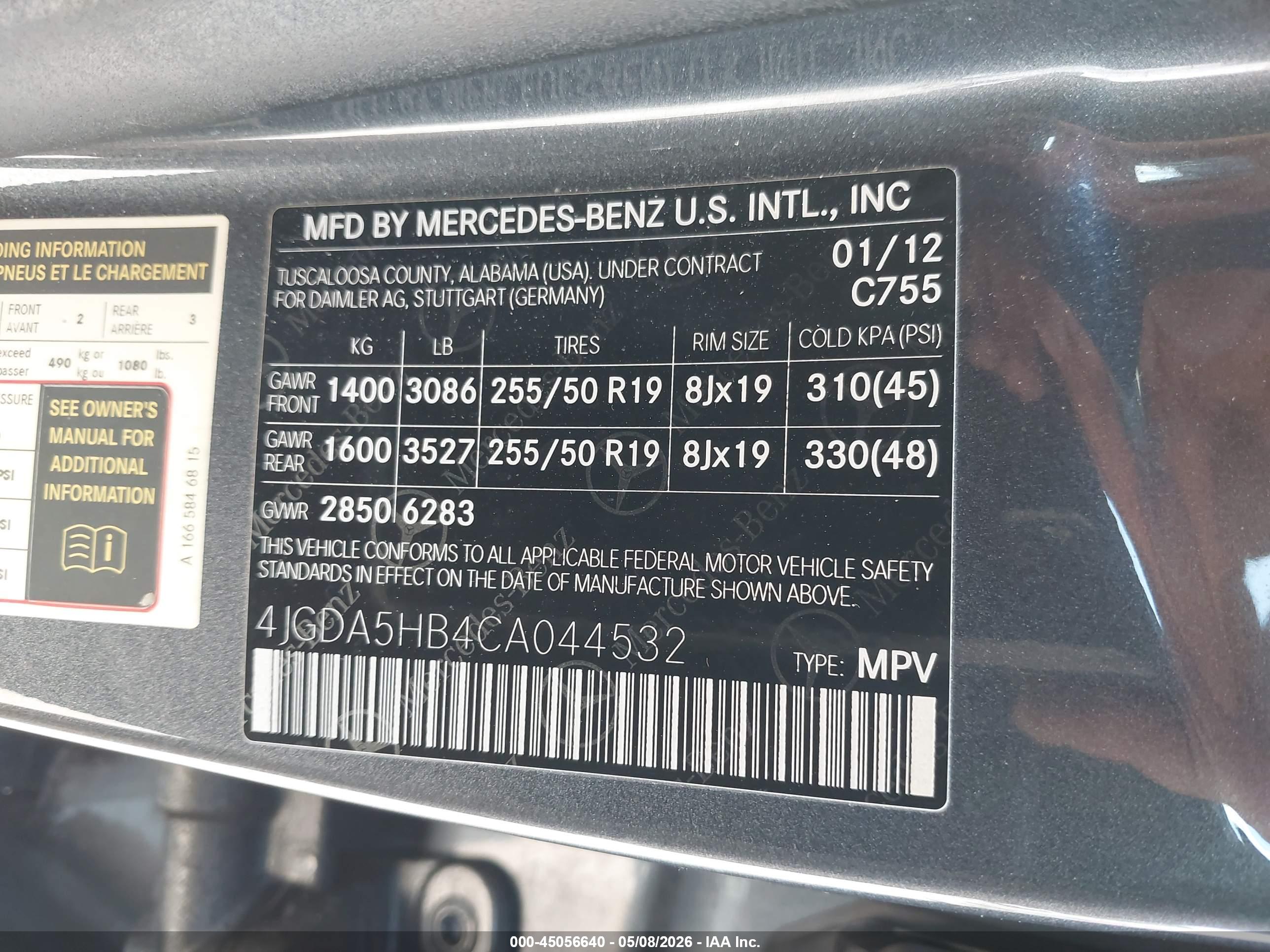 MERCEDES-BENZ ML image 9
