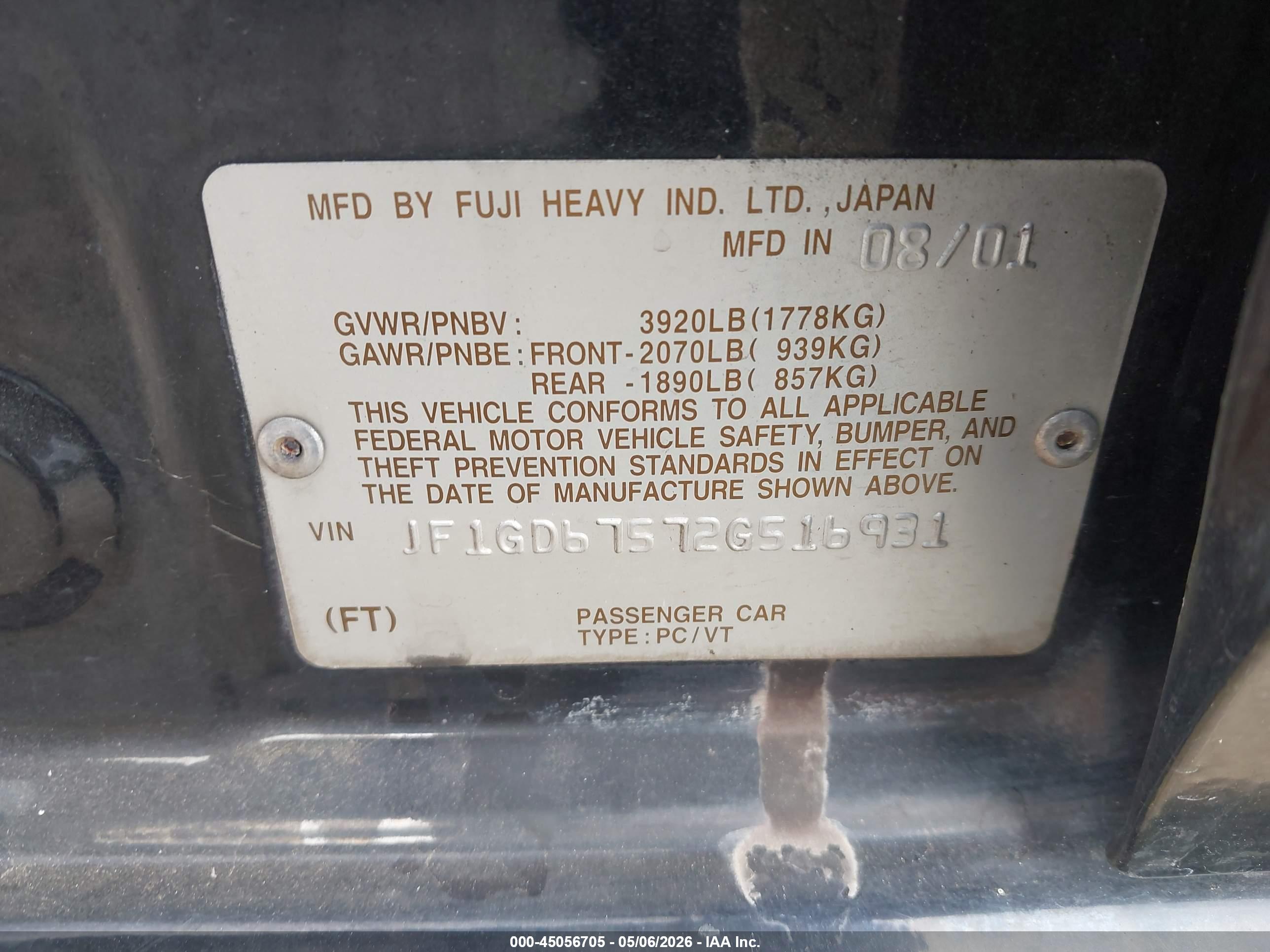 SUBARU IMPREZA image 9