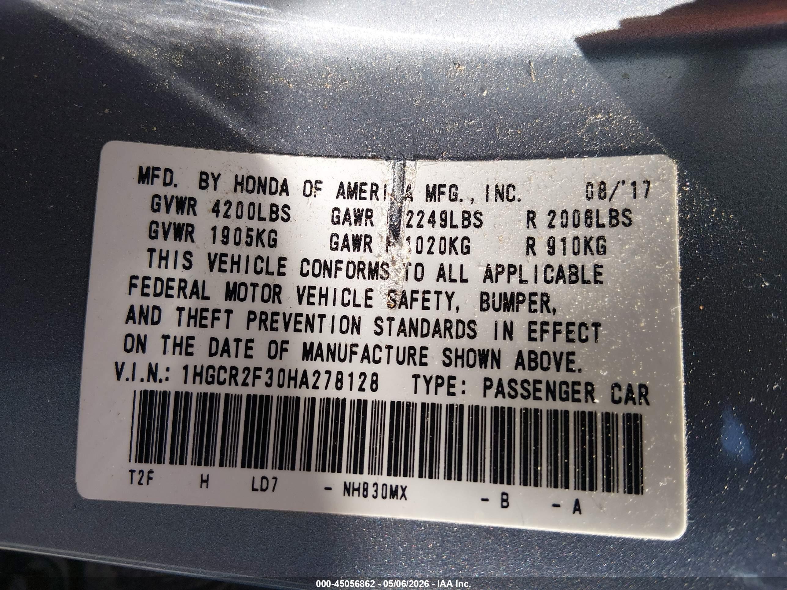 HONDA ACCORD image 9