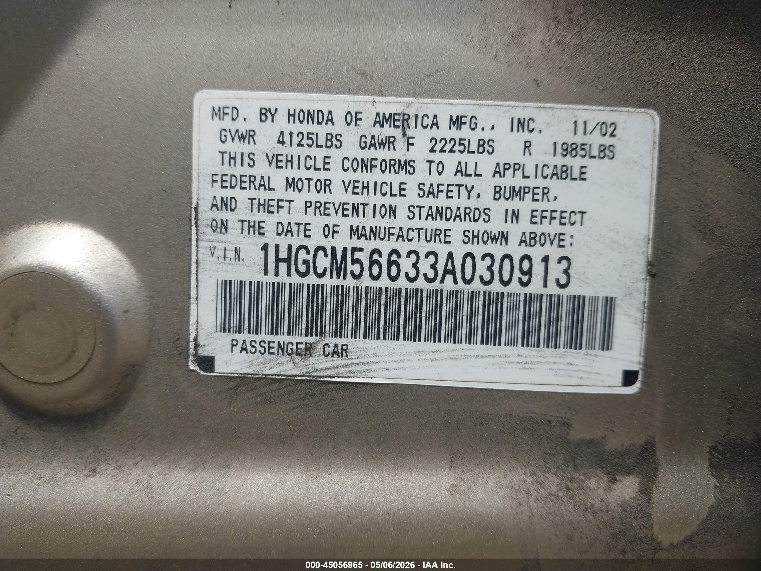 HONDA ACCORD image 9