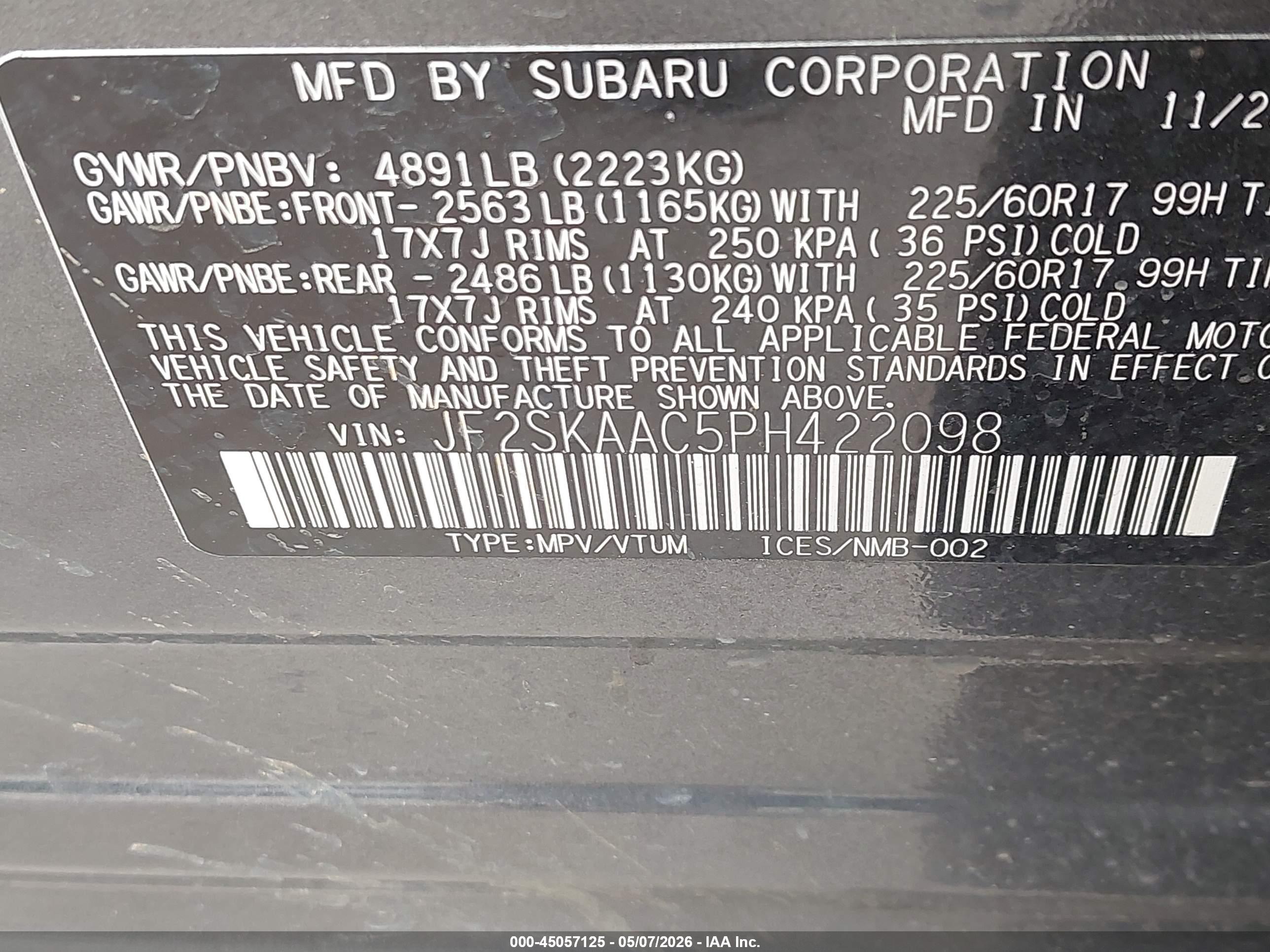 SUBARU FORESTER image 9