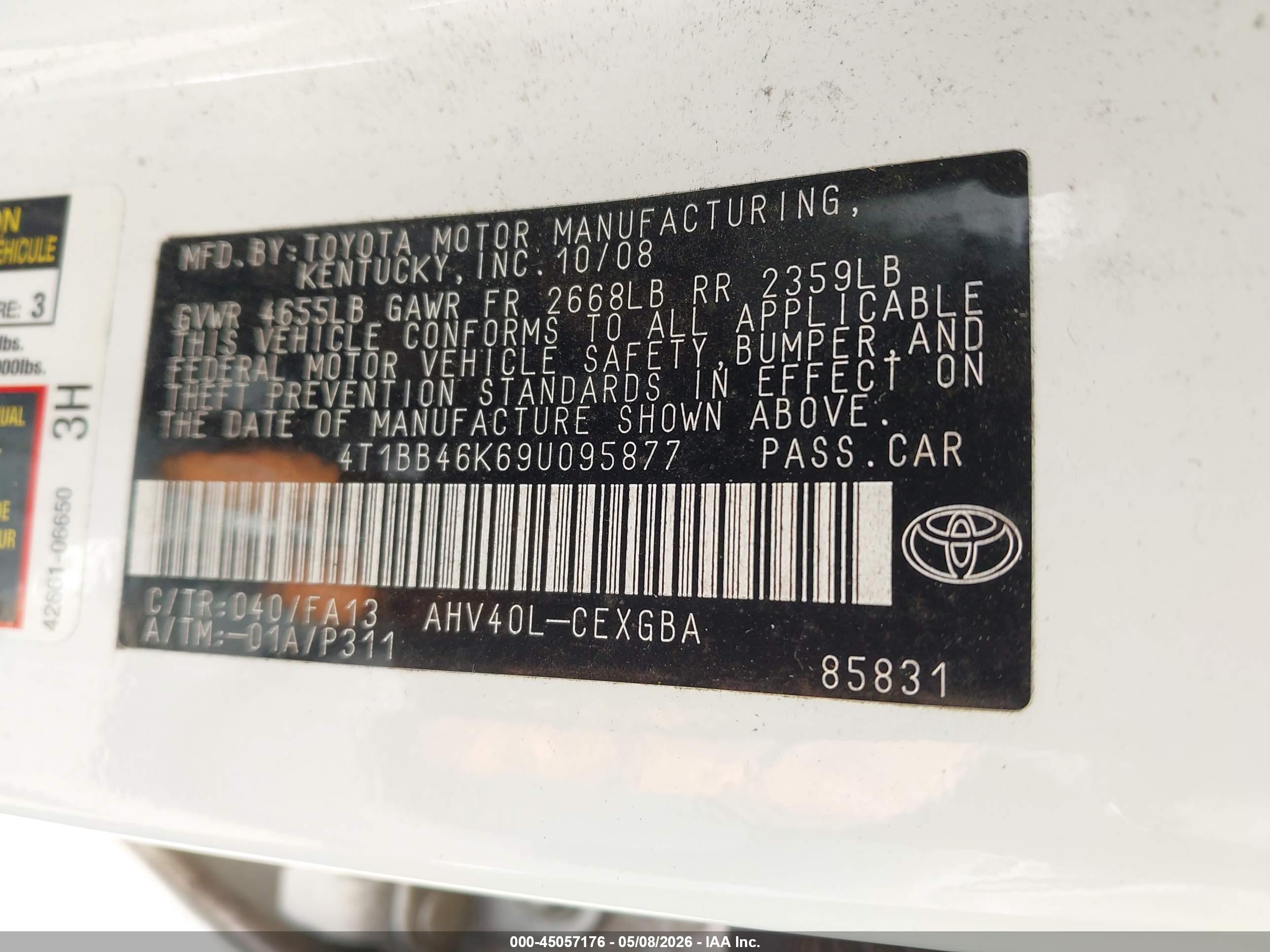 TOYOTA CAMRY image 9