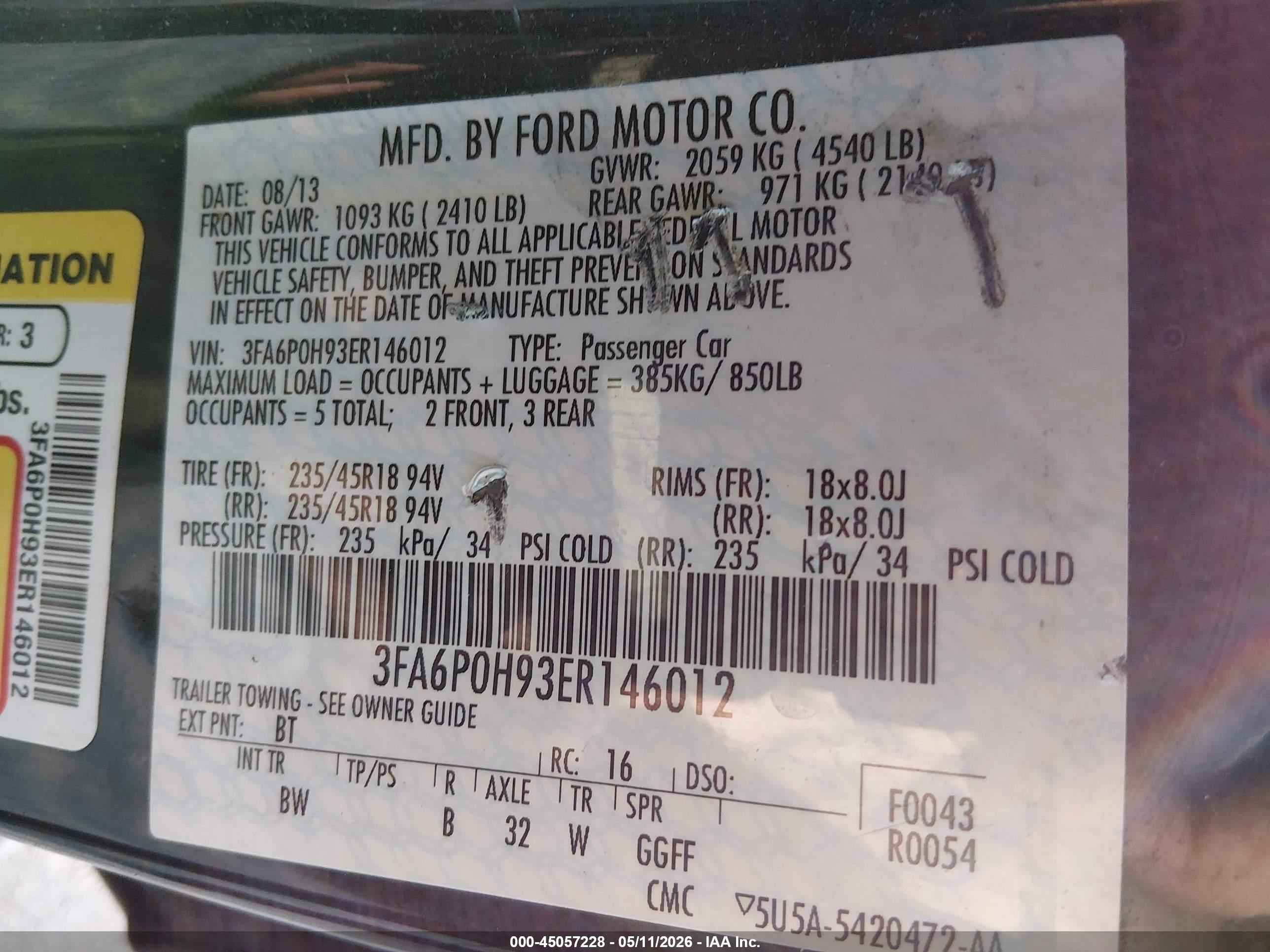 FORD FUSION image 9