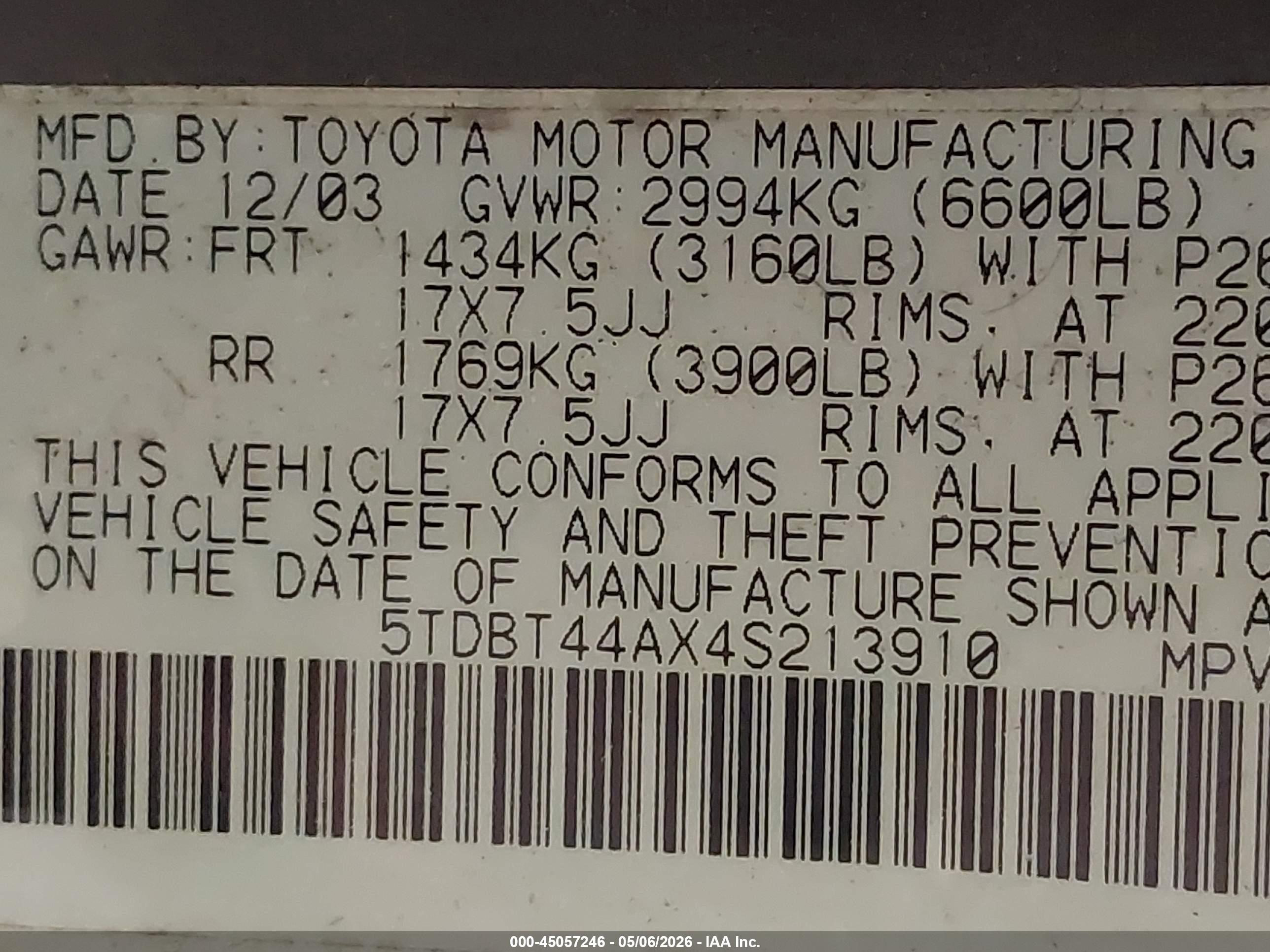 TOYOTA SEQUOIA image 9